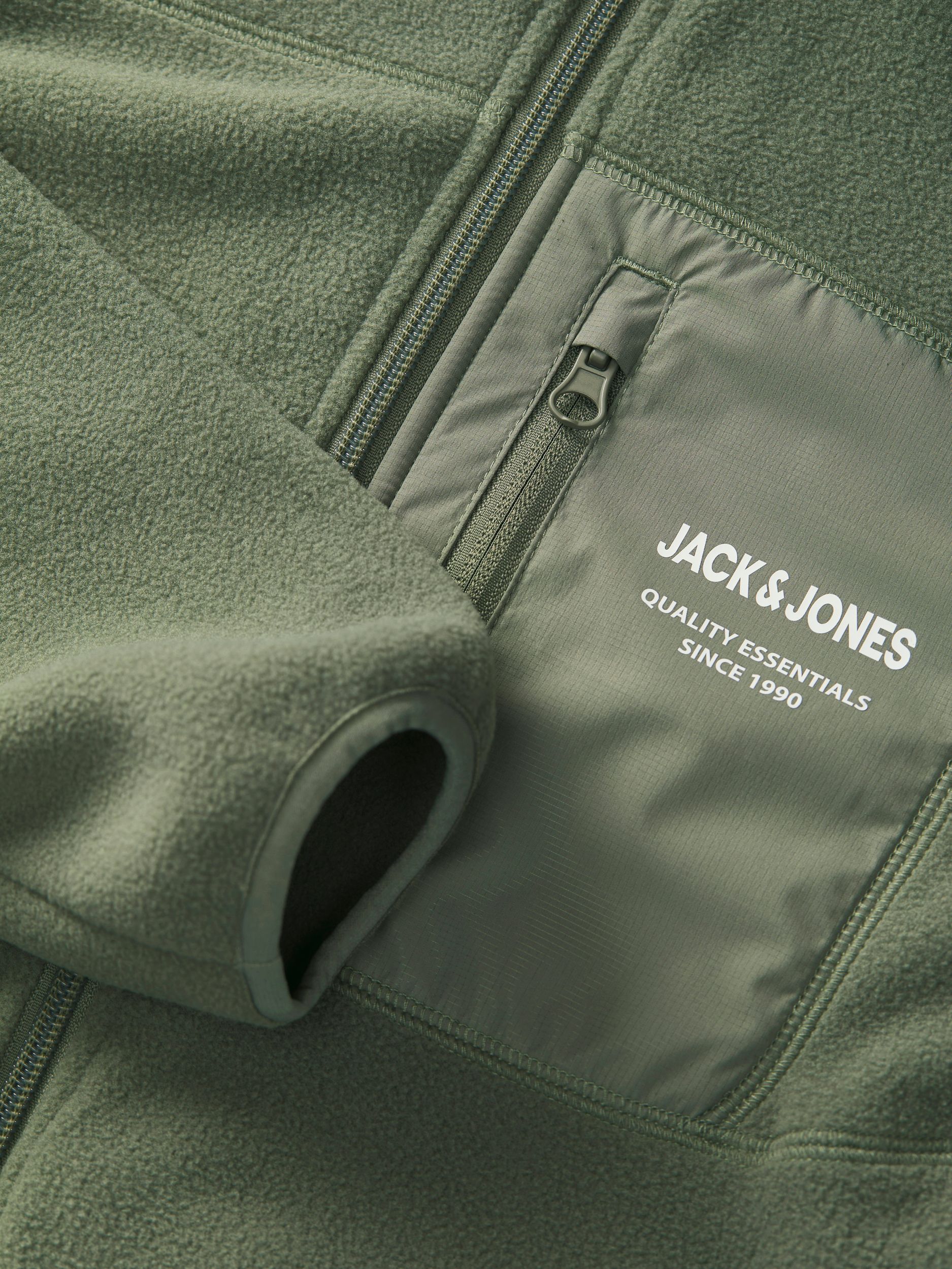 Jack&Jones |  JJTHEO FLEECE JACKET JNR | 140 | agave green