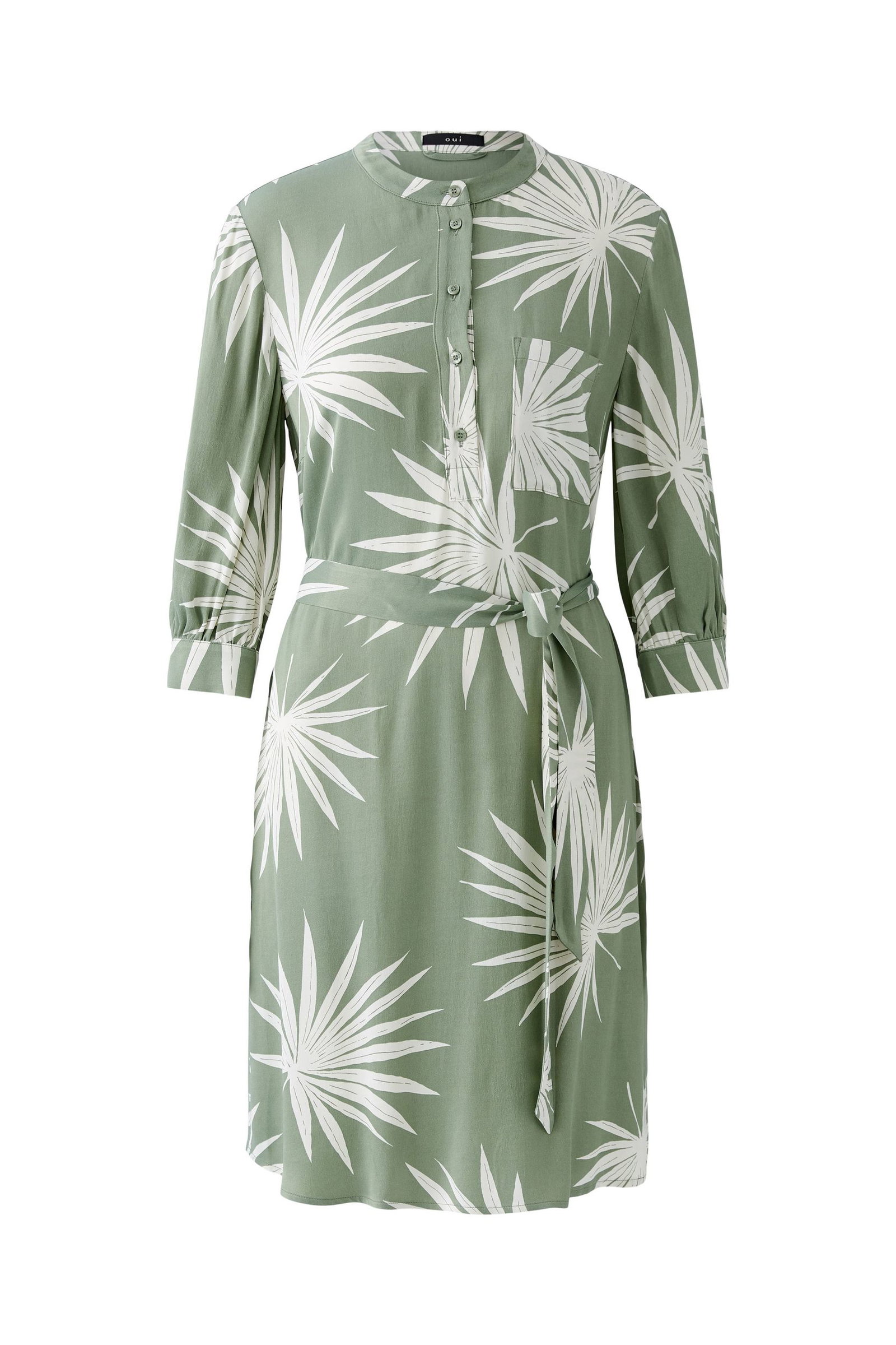f9f98baec861f55a0b28fed181b702c3 Oui | Oui Freizeitkleid | 46 | green white