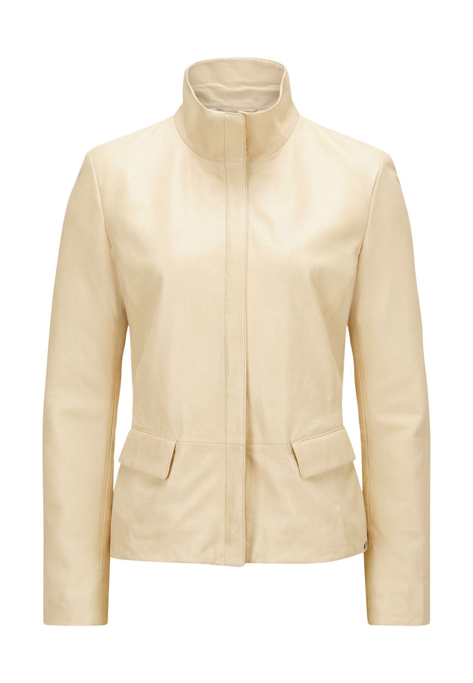 04dc0cbb6f38664255bb970373f53318 Milestone | Milestone Lederjacke | 44 | hell beige