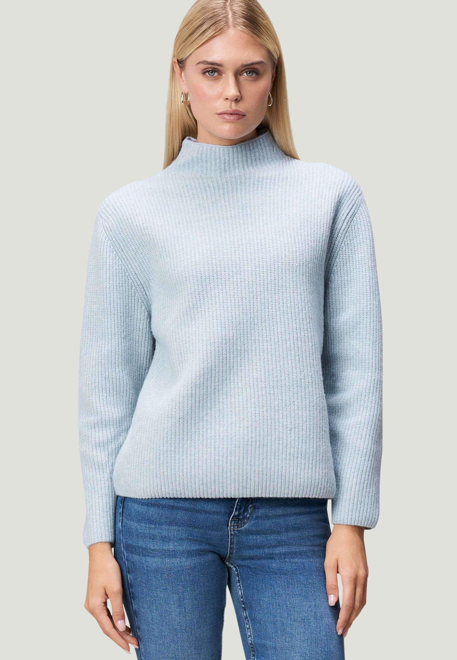 56bfc402b38987bea3c5a3f989fb0d84 Zero | Zero Pullover | 36 | light blue melange