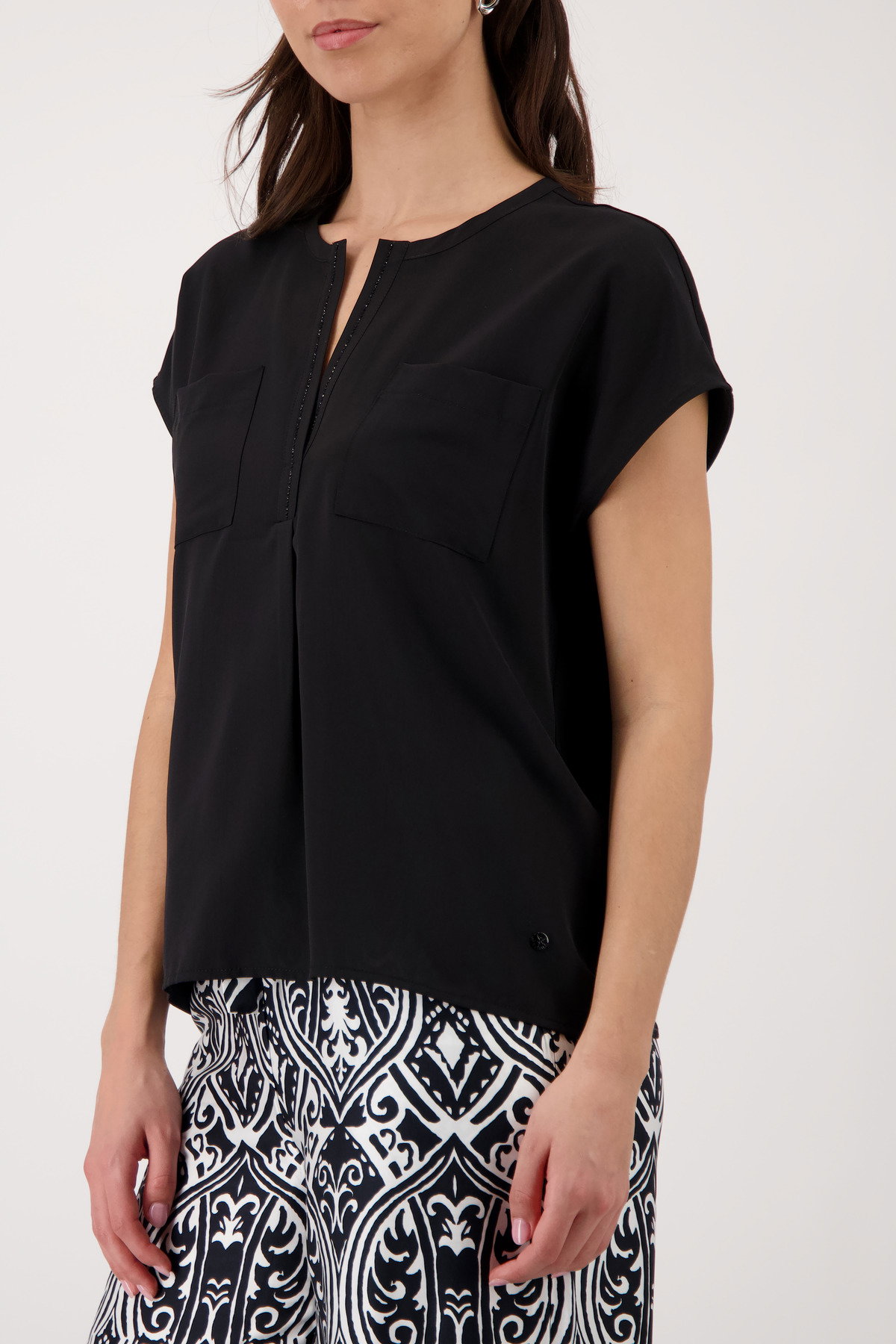 Bluse, schwarz #3