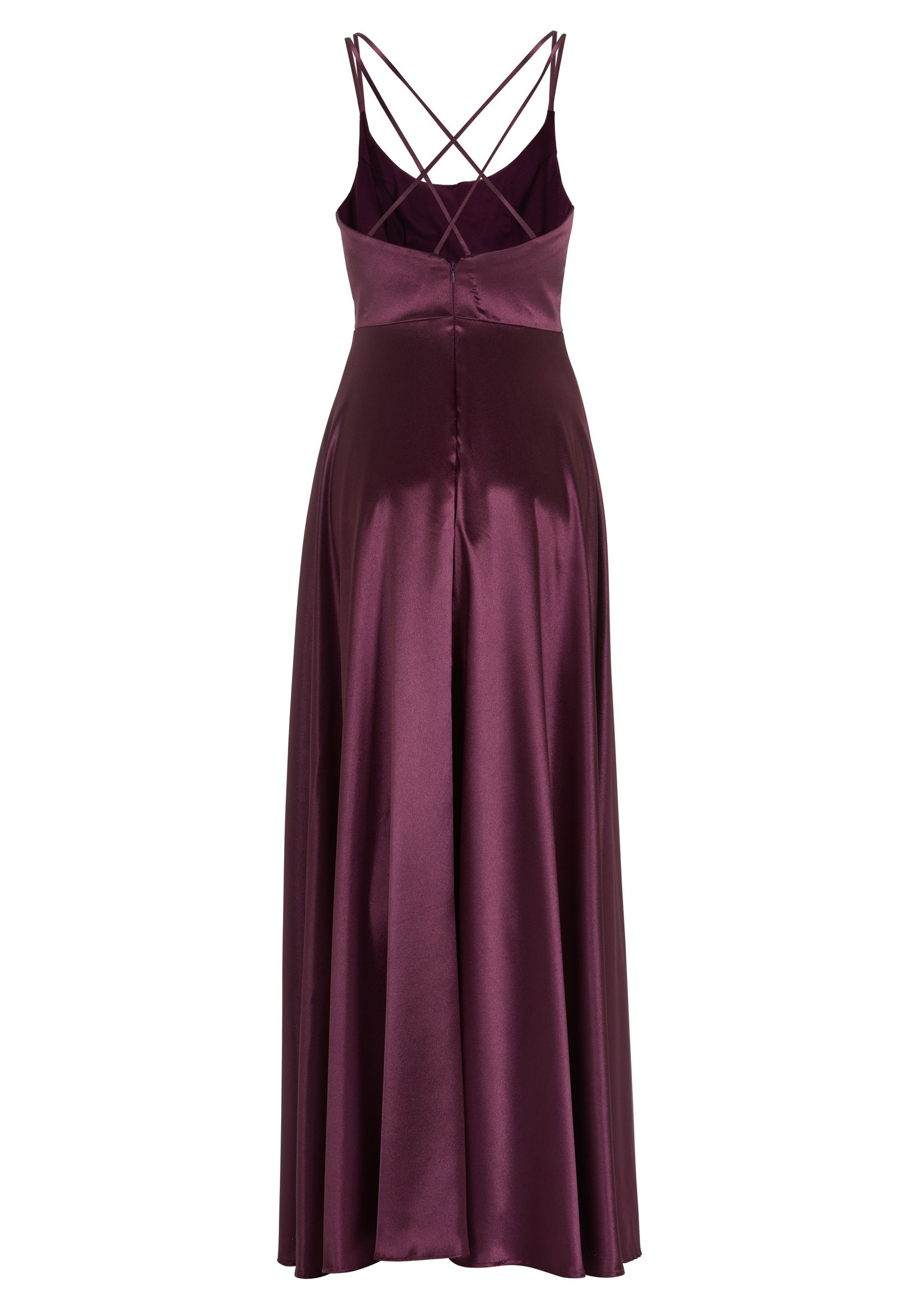 Hey Kyla Satin-Abendkleid mit Gehschlitz #7