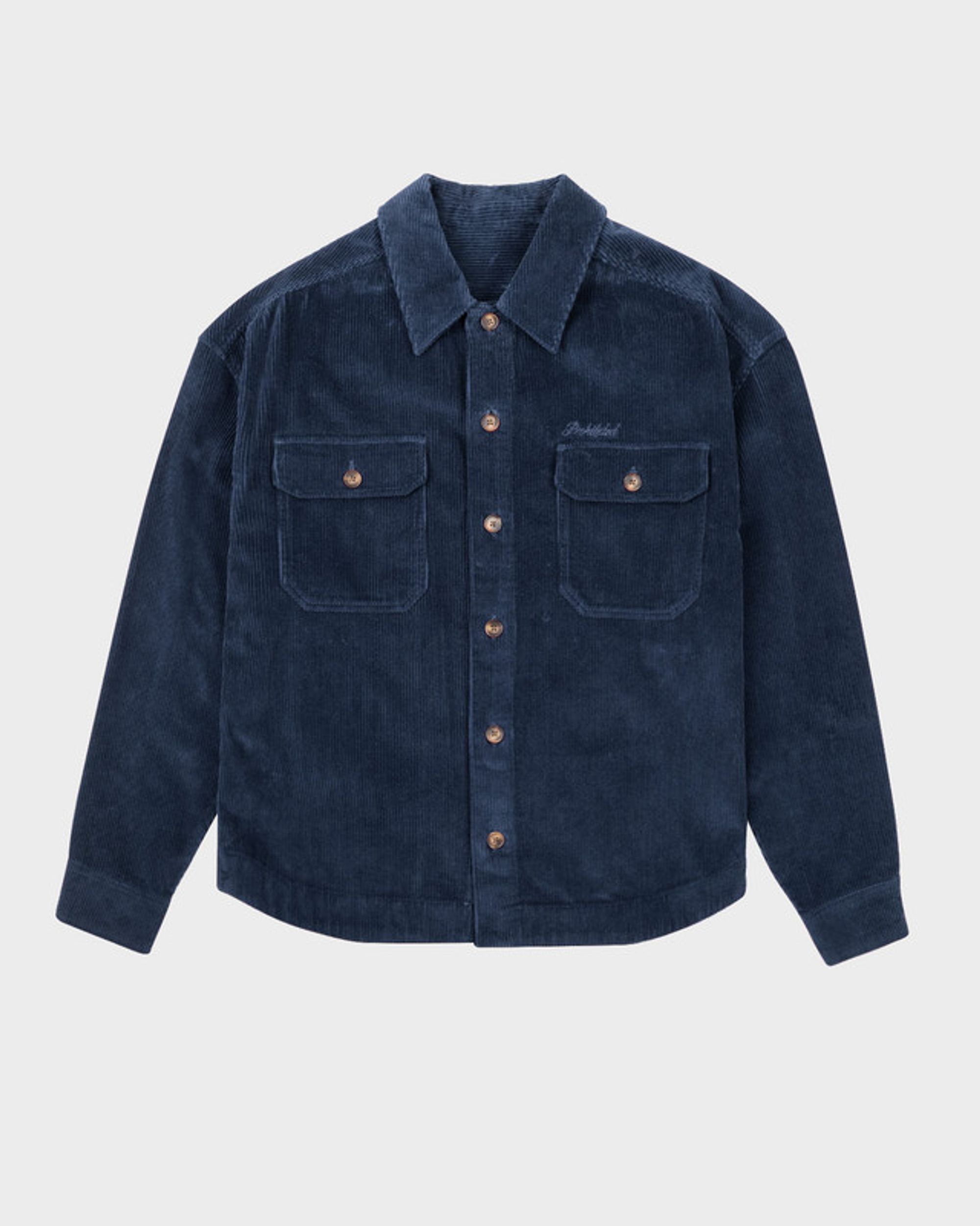 Prohibited |  Prohibited Overshirt "Corduroy" | XL | navy