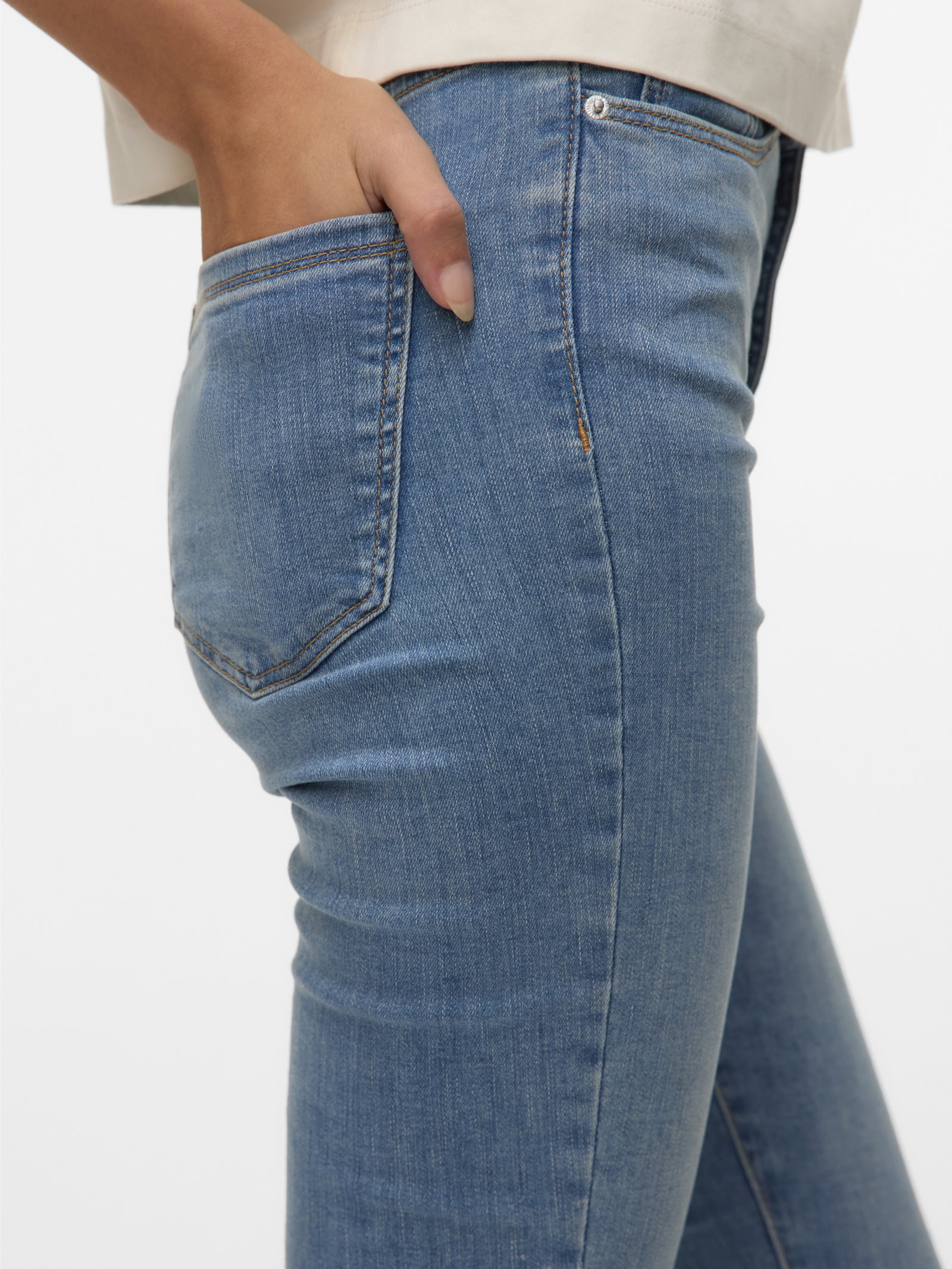VMSOPHIA HW SKINNY JEANS LT BL NOOS, Light Blue Denim #3