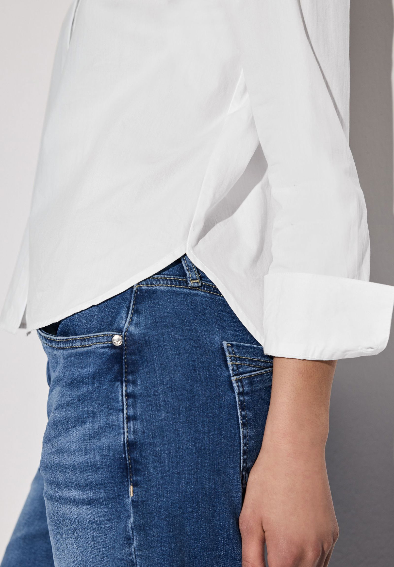 Street One |  Street One Druckbluse  | 40 | white