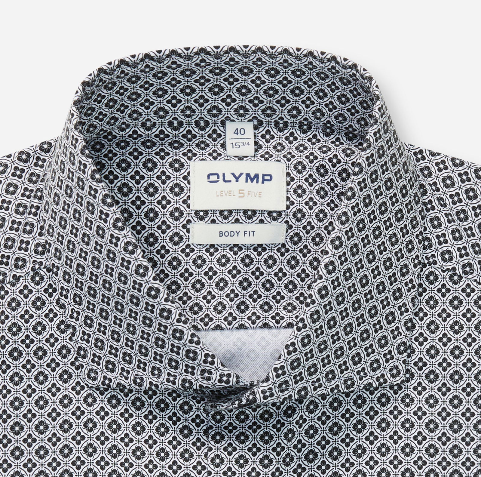 Olymp | Olymp Hemd Slim Fit | 43 | schwarz