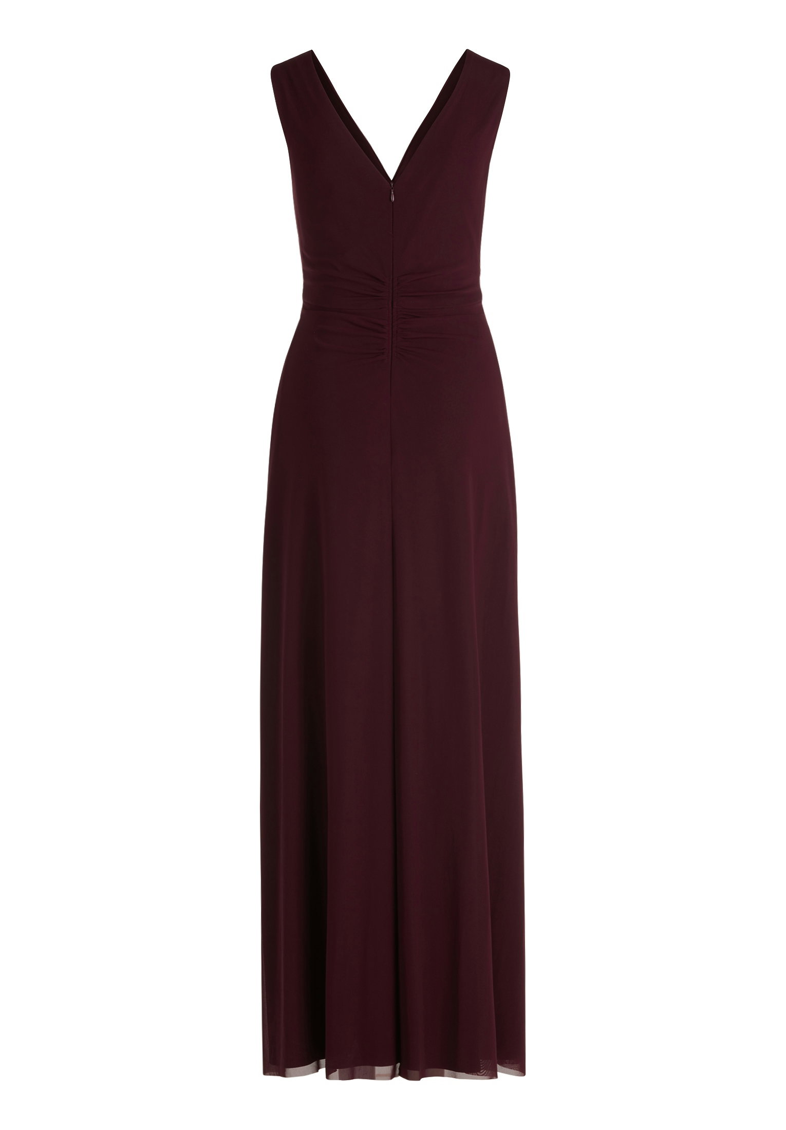 Kleid Lang ohne Arm, Strong Aubergine #2