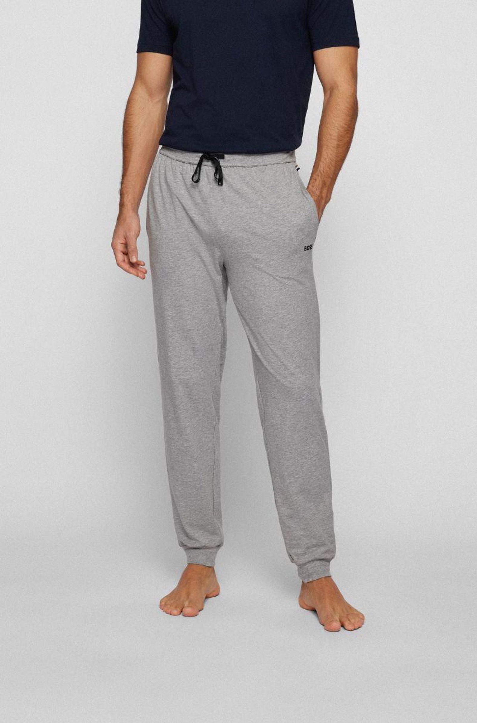 c1e68b731e4f72a7c42e3f678615d0b3 Jogginghose aus Stretch-Baumwolle mit Logo-Stickerei