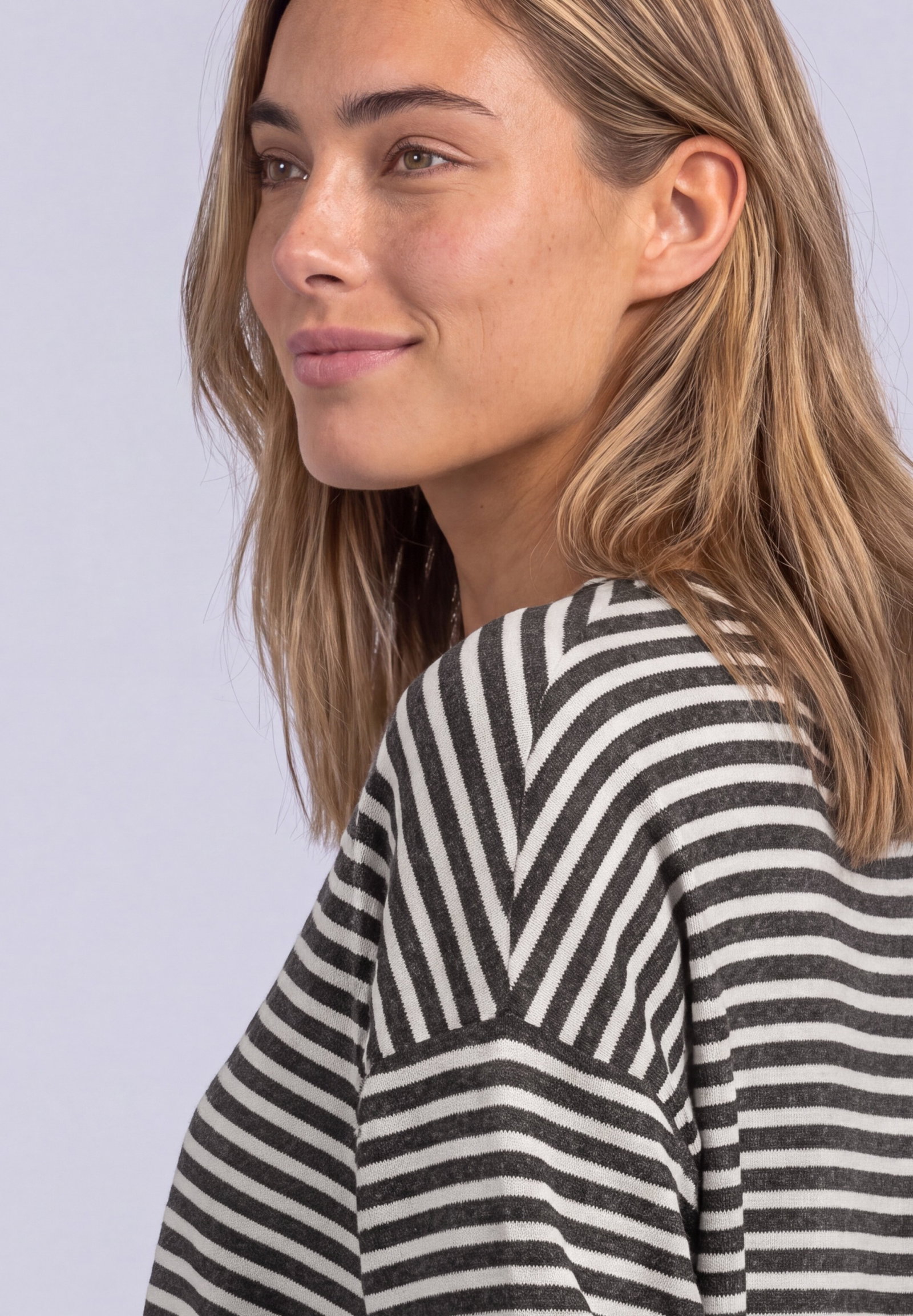 LTD QR soft yds shirt w.bottom, black coffee mel. #6