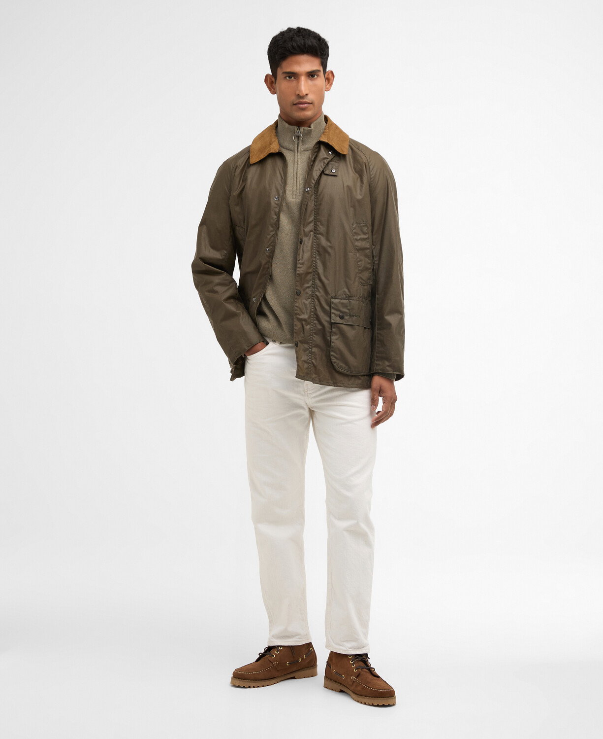 Barbour Wachsjacke Lightweight Ashby #1