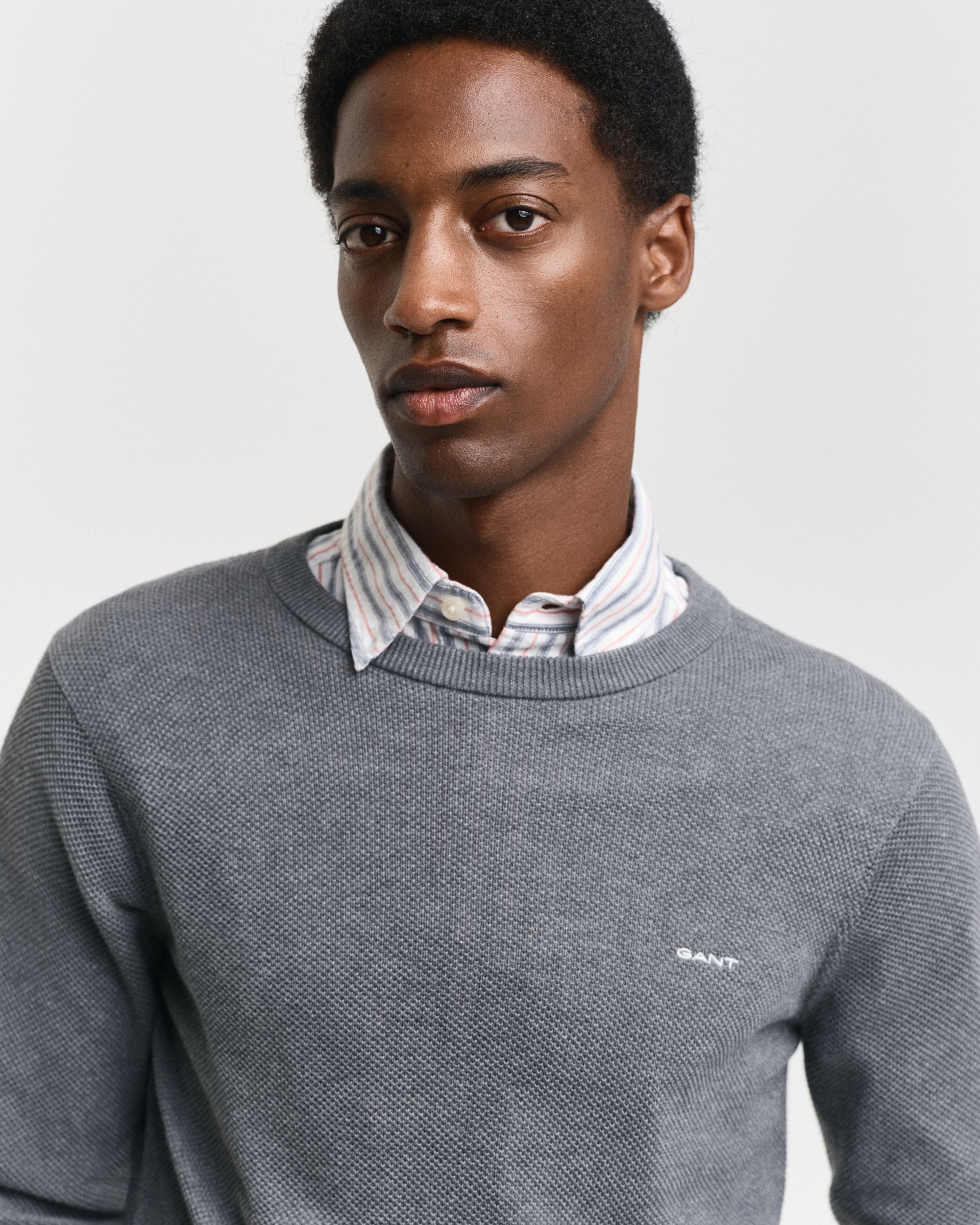 Gant |  Gant Pullover  | XL | dusty blue sea