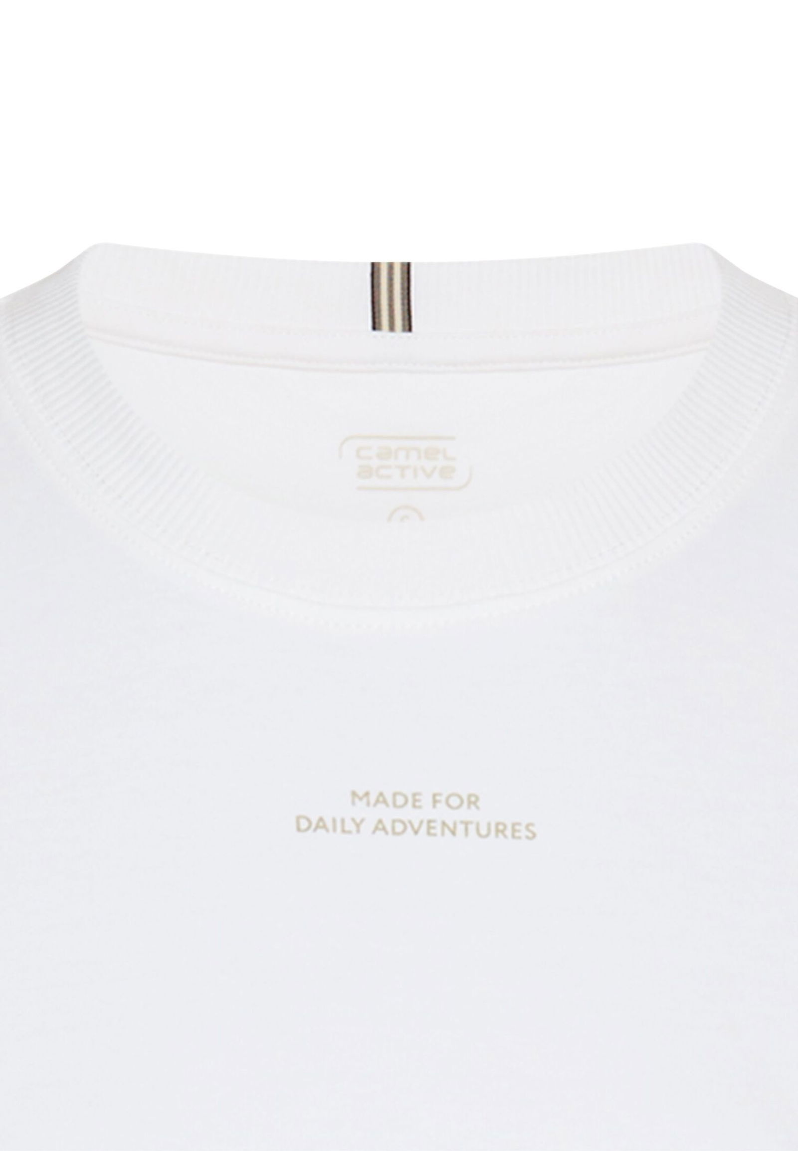 Camel Active |  Camel Active T-Shirt aus Organic Cotton | L | light sage