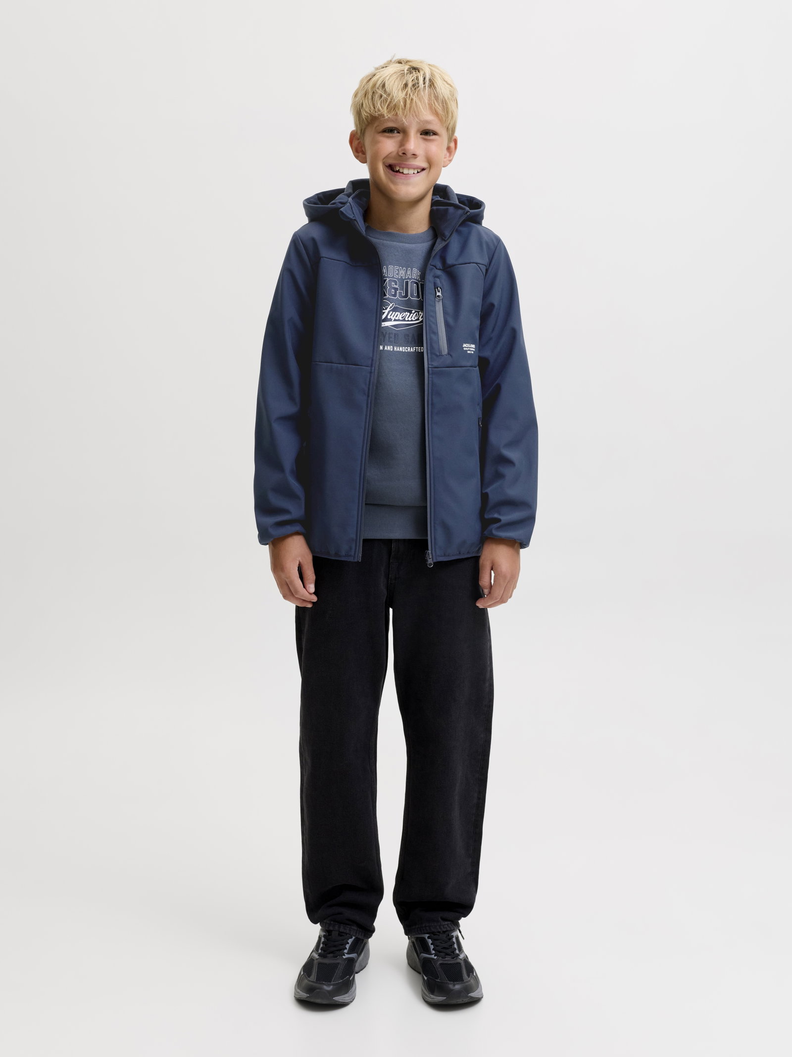 JJETHEO SOFTSHELL JACKET NOOS JNR, Sky Captain #7