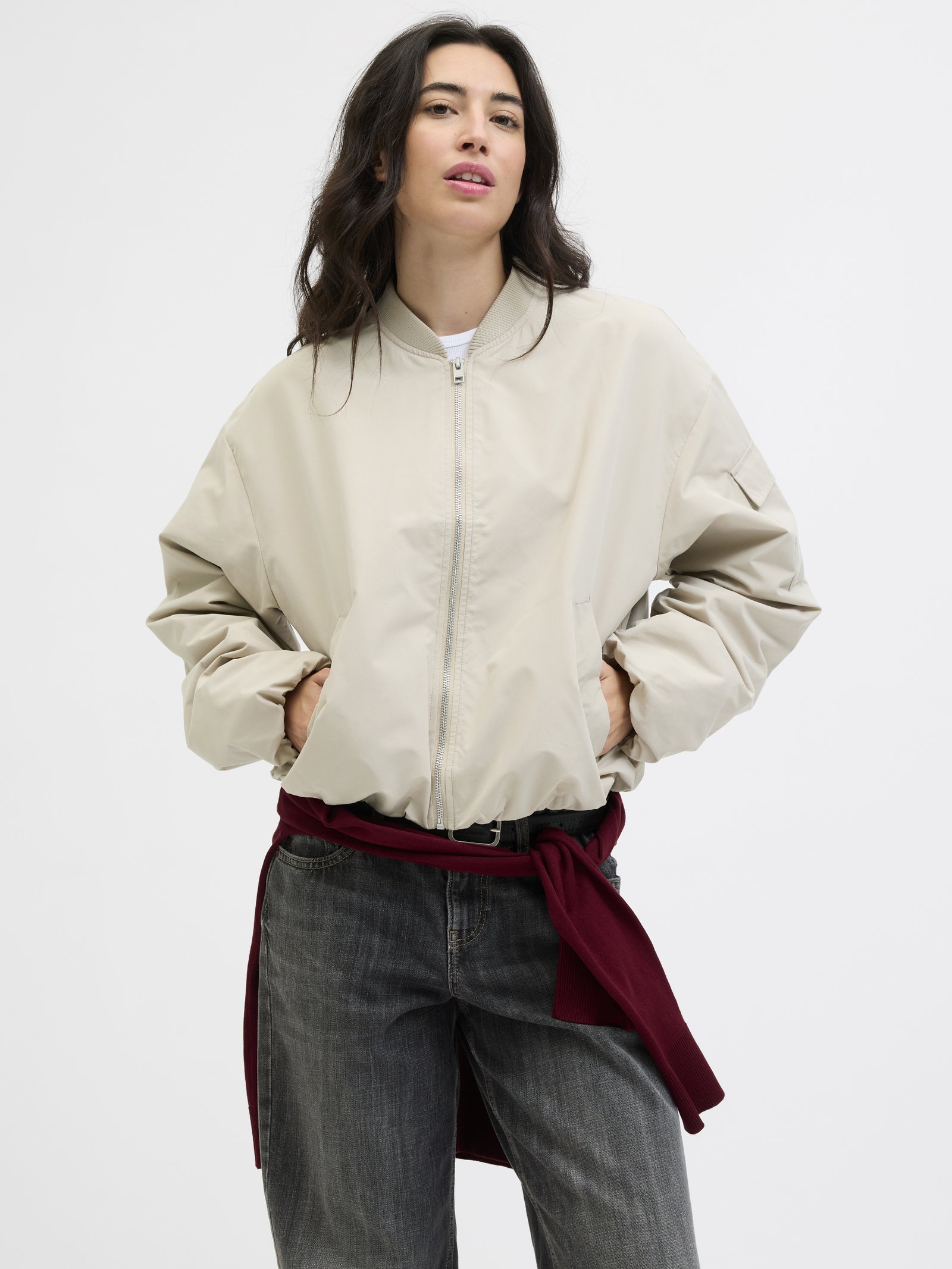 JXLEILA BOMBER JACKET OTW NOOS, Feather Gray #5