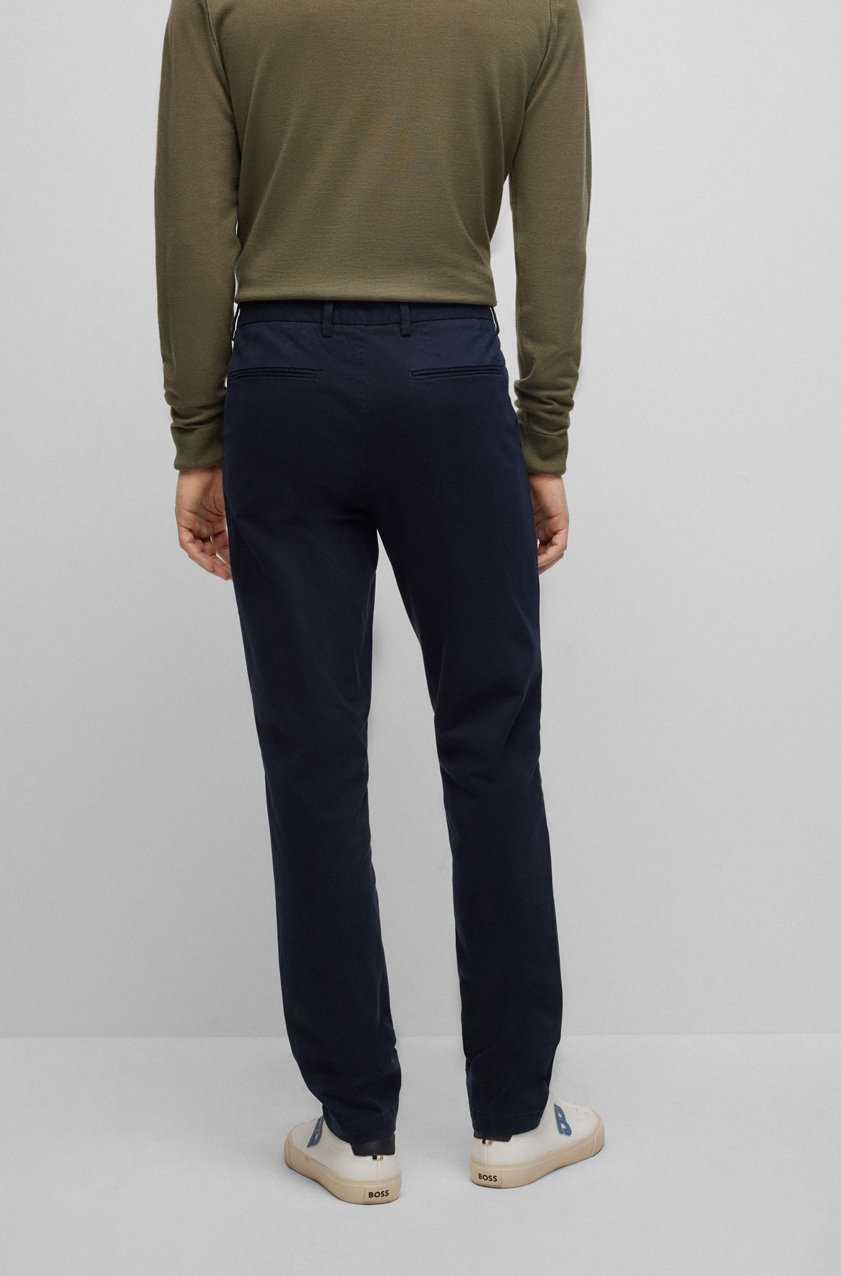 BOSS Menswear Black Chino 