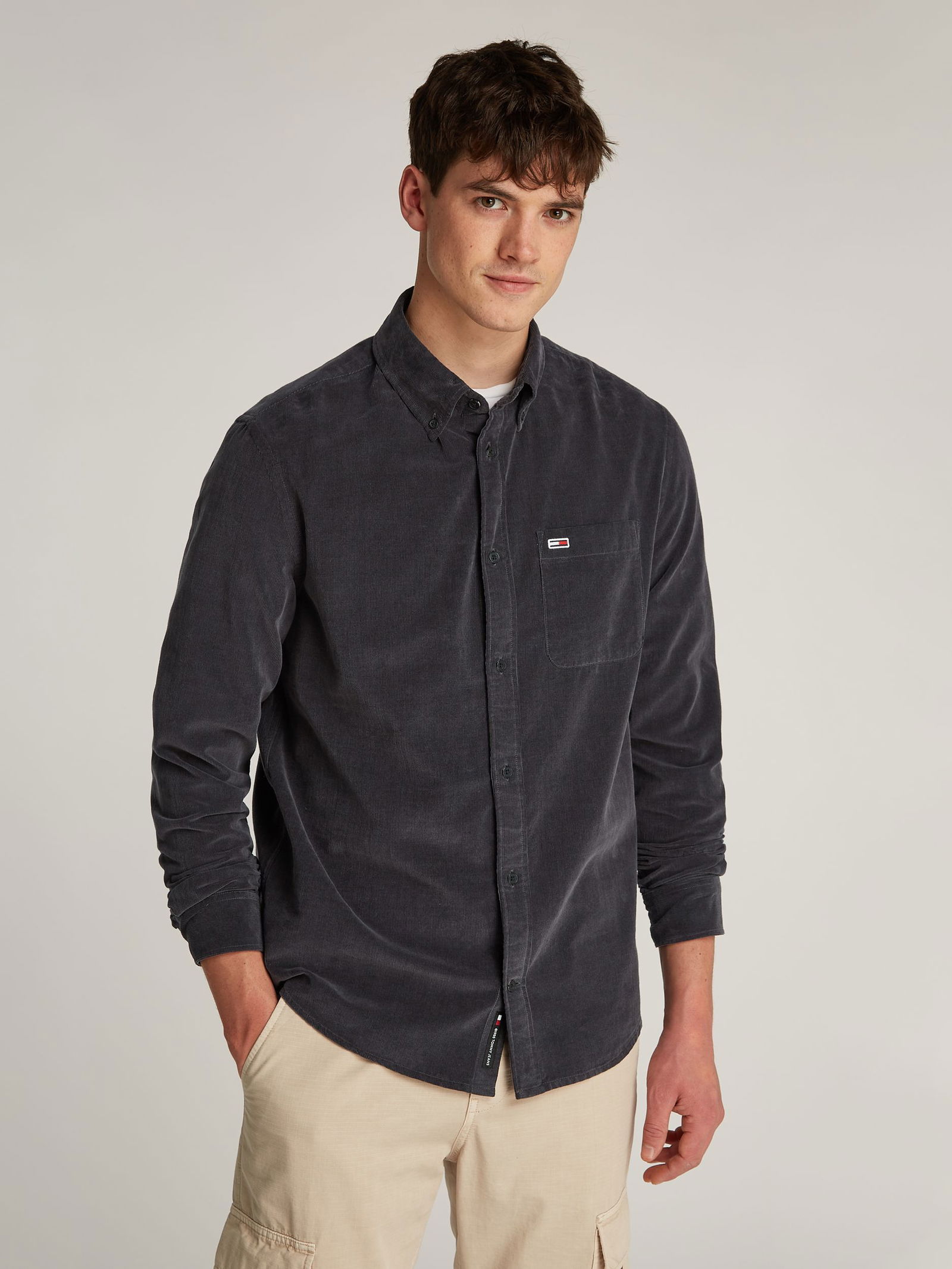Tommy Jeans |  Tommy Jeans Hemd Super Slim Fit  | XXL | black