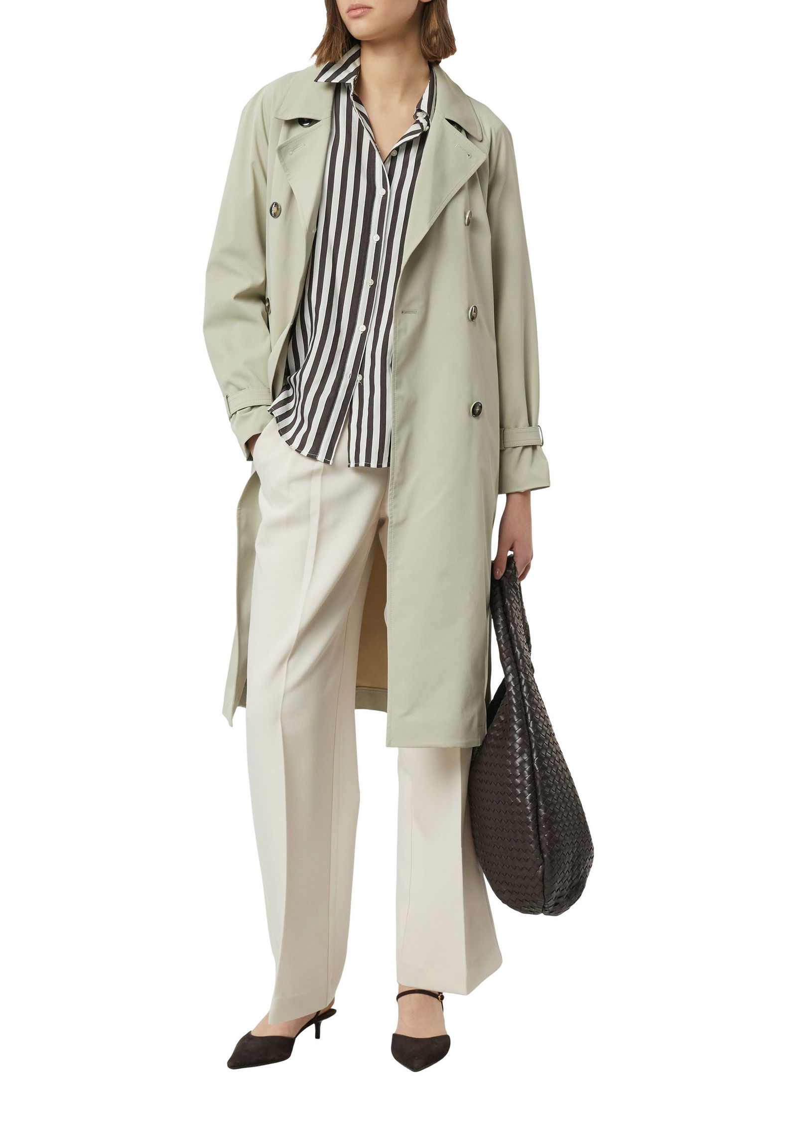 Comma |  Comma Klassischer Mantel  | XS | beige