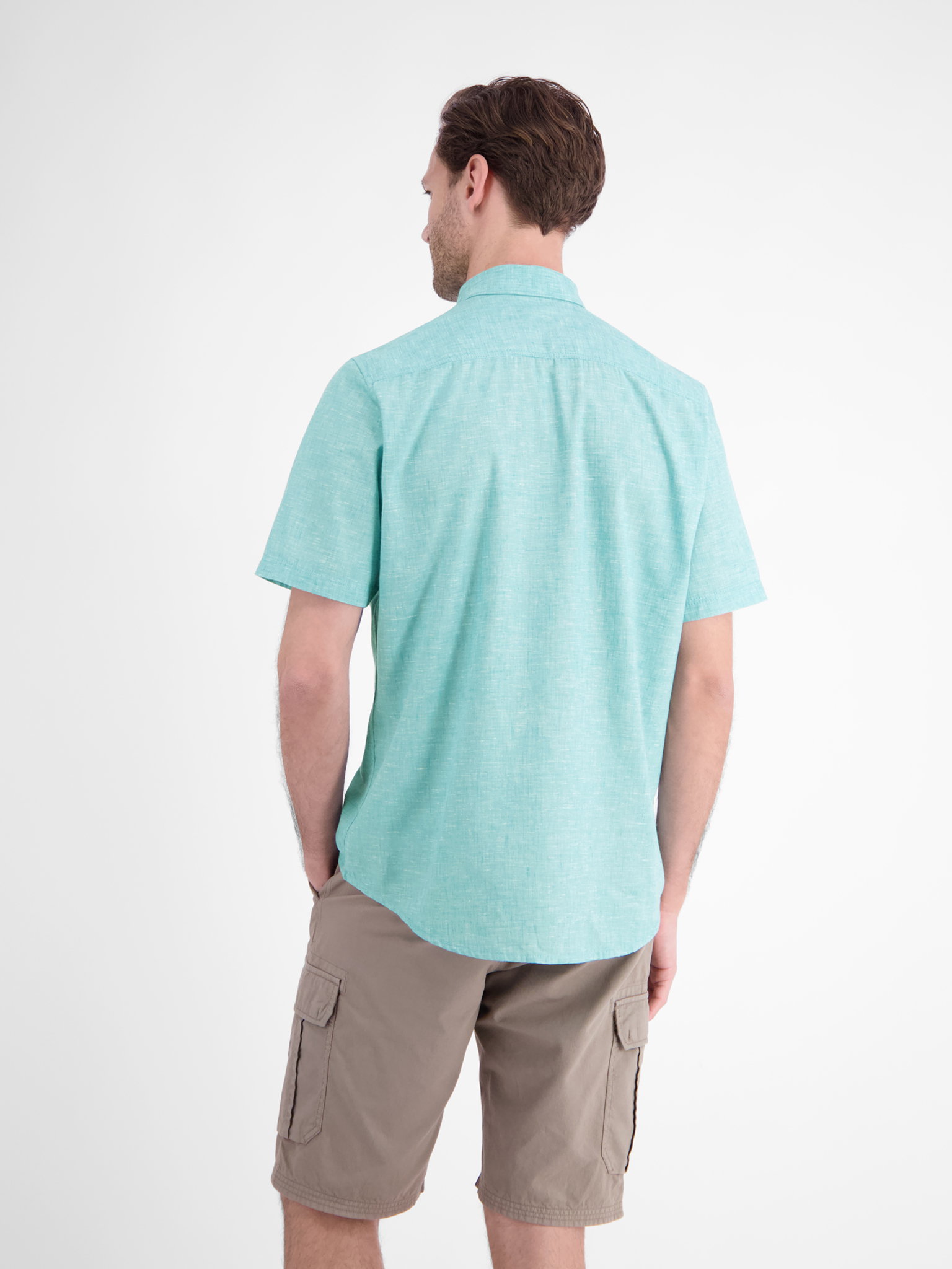 HEMD 1/2 ARM, REEF BLUE #4
