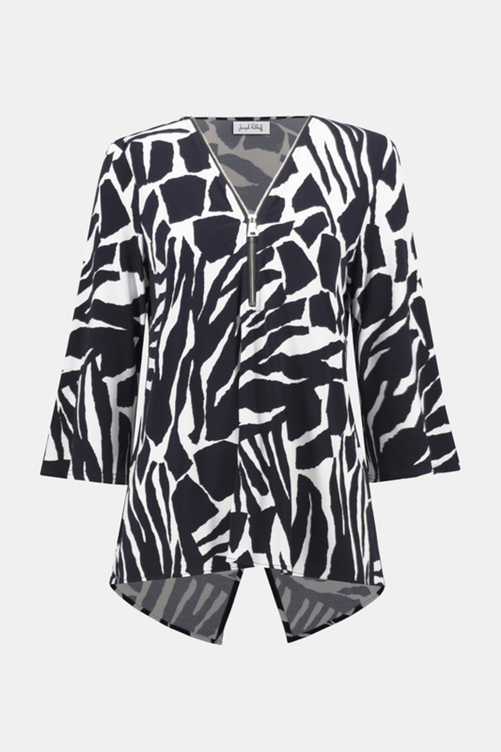 Joseph Ribkoff |  Joseph Ribkoff Druckbluse  | 48 | vanille/marine