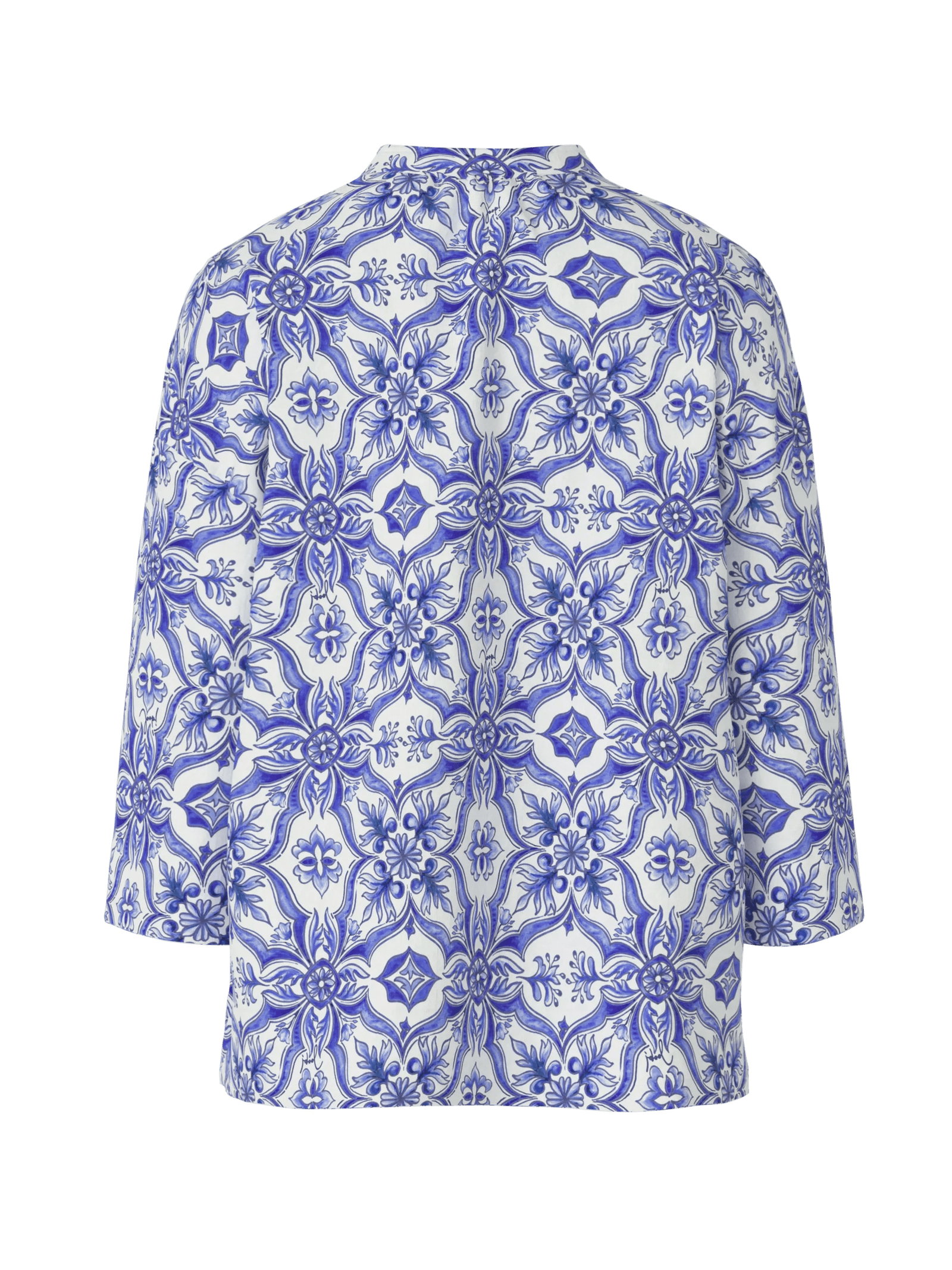 Joop Druckbluse Bluse Beyda in Blau/Weiß gemustert #2