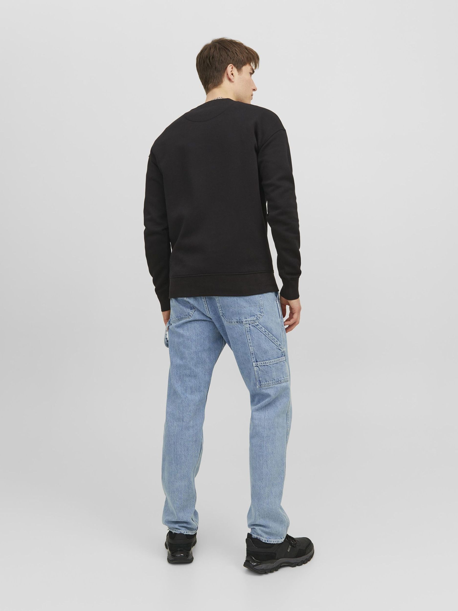 Jack&Jones |  JORVESTERBRO SWEAT CREW NECK NOOS | S | schwarz