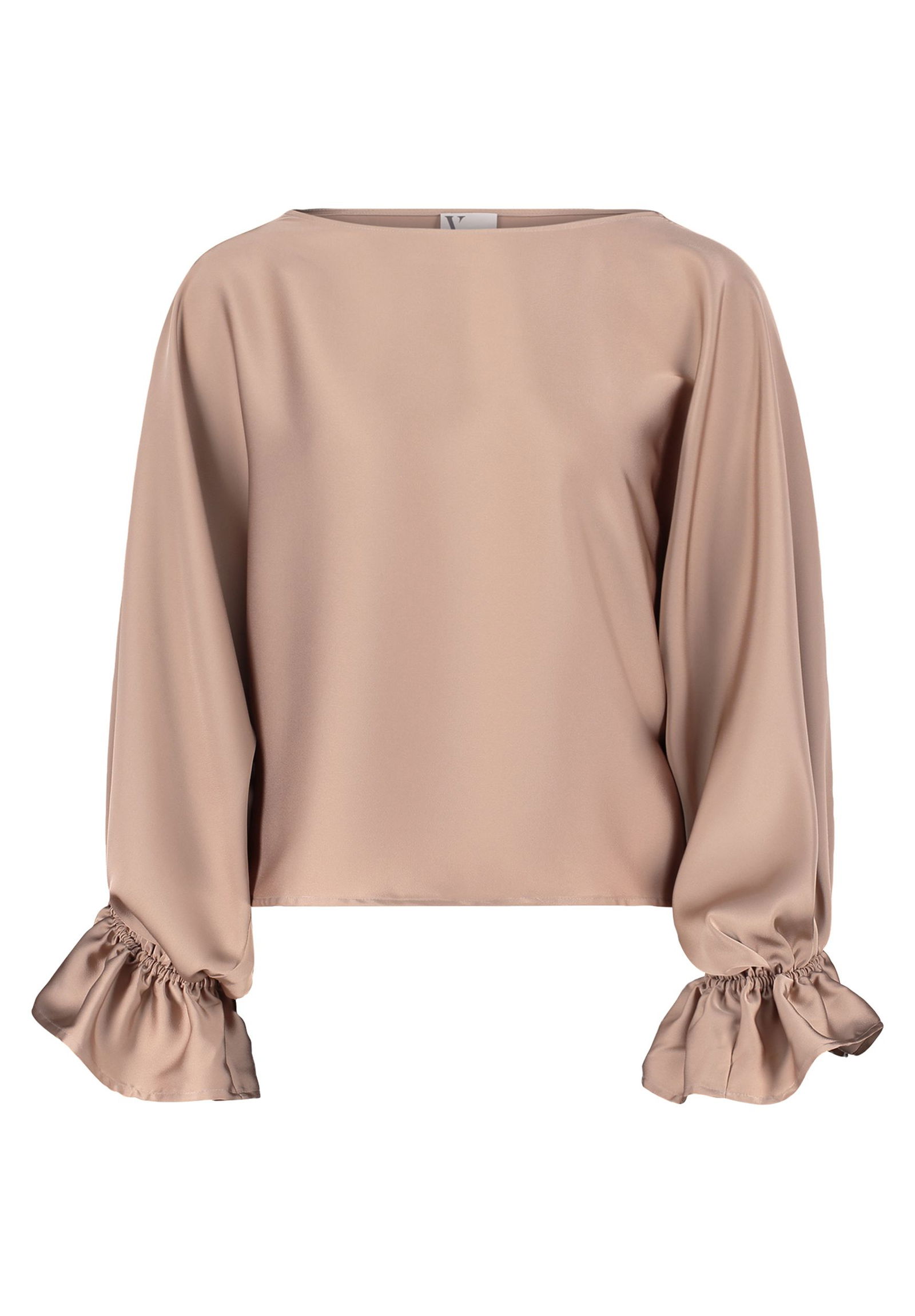 6e8a581296f8cfa82600140a80517344 V by Vera Mont | Satin-Bluse | 42 | macchiato