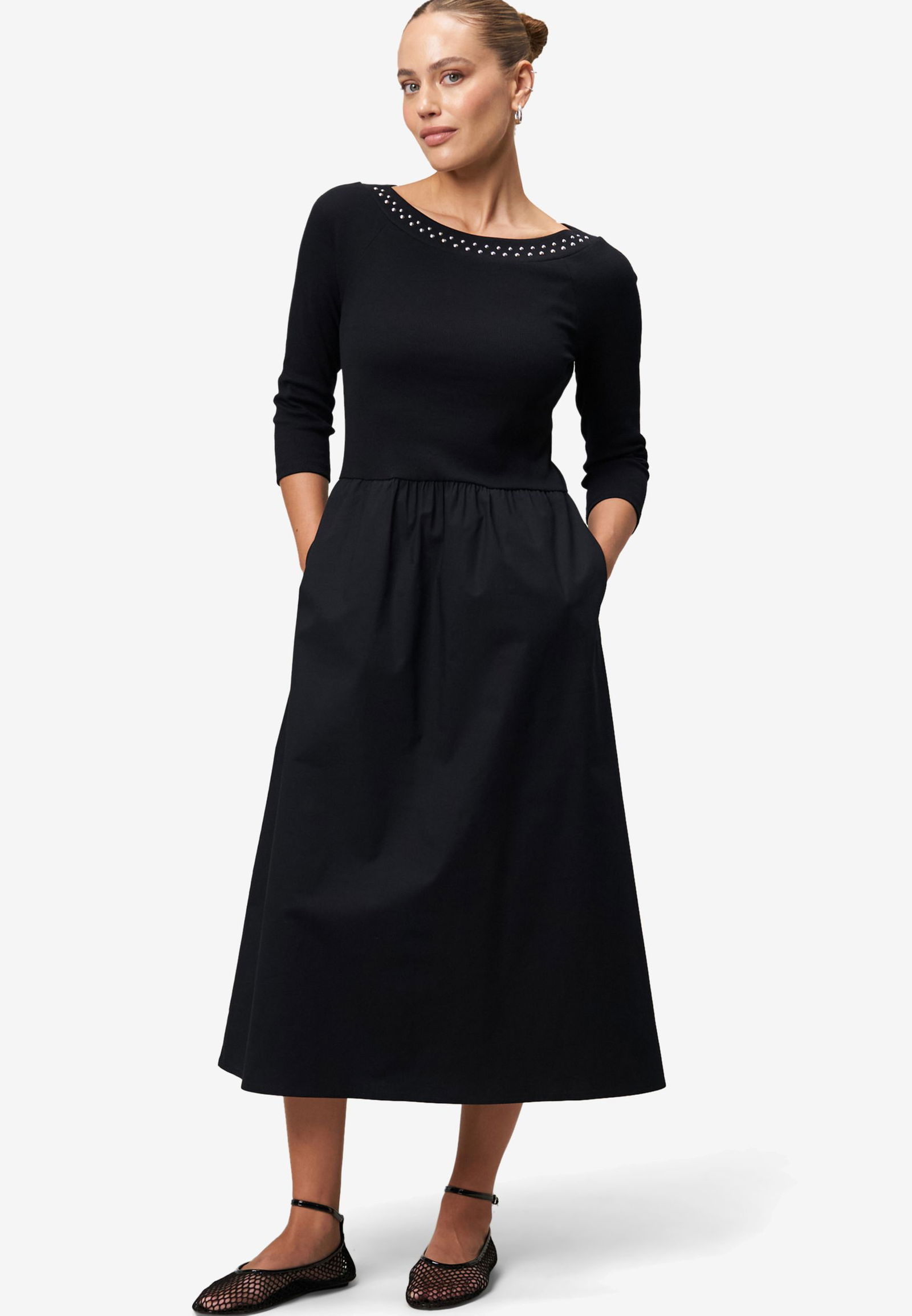 Zero |  Zero Midikleid  | 44 | patch blackblack