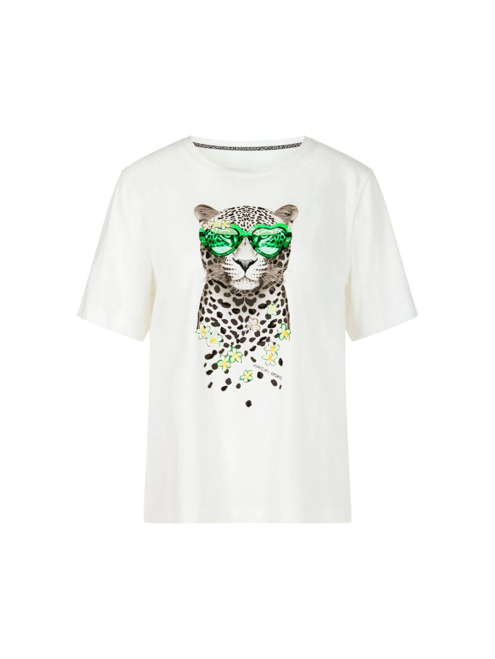3368da607b0e805ab8dcba2e02a45bfd Marc Cain Sports | T-Shirt aus reiner Baumwolle | 44 | off-white