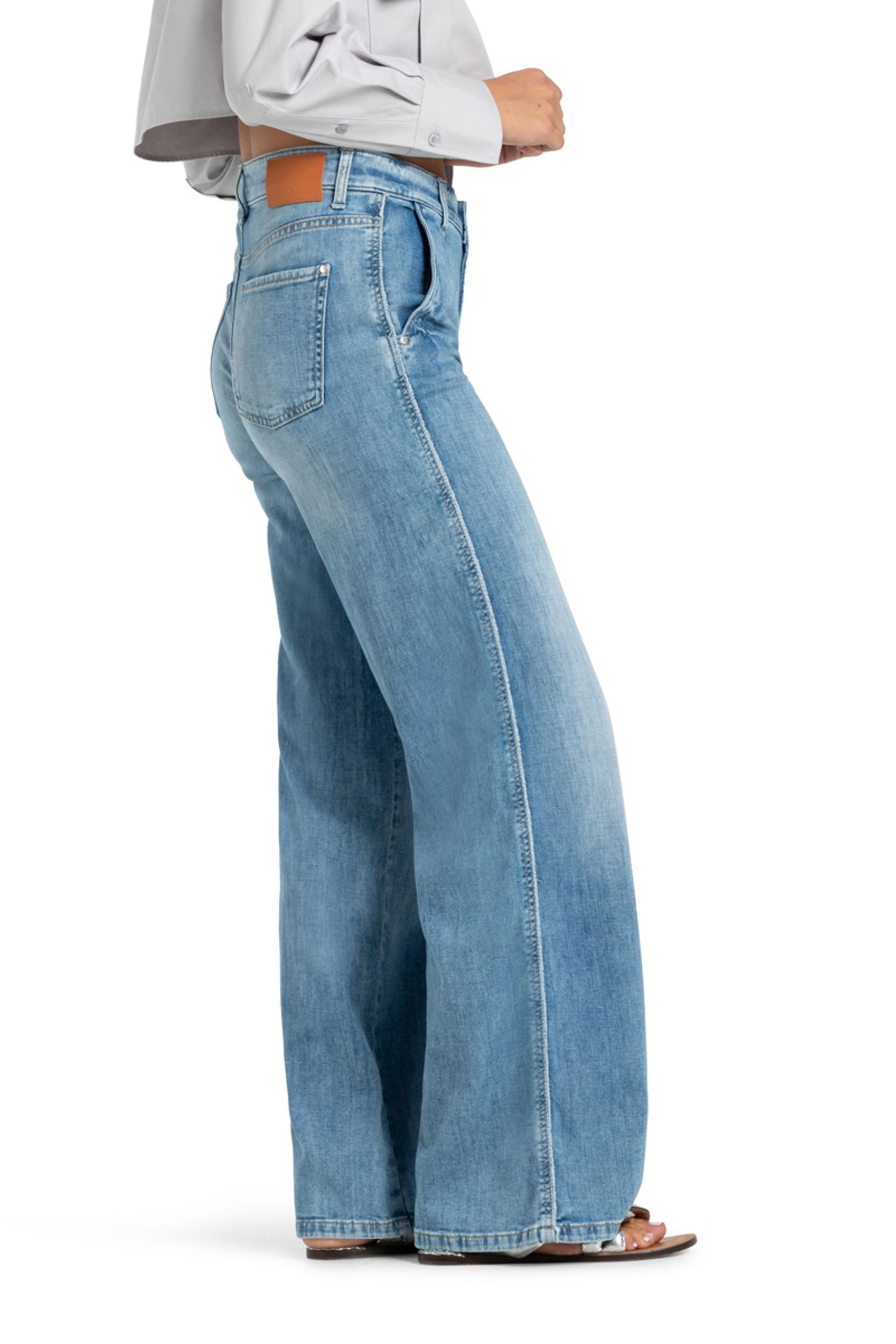 965cc0851f3772f7bd5078d129c7d913 Cambio |  Cambio Schlaghose  | 40/33 | lefthand soft bleached