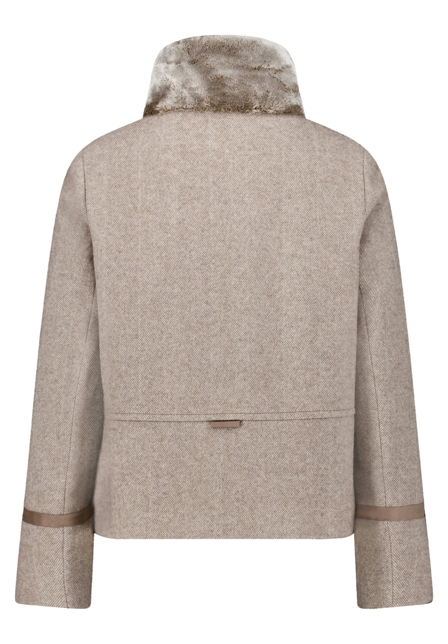 Jacke Wolle, Walnut Melange #2