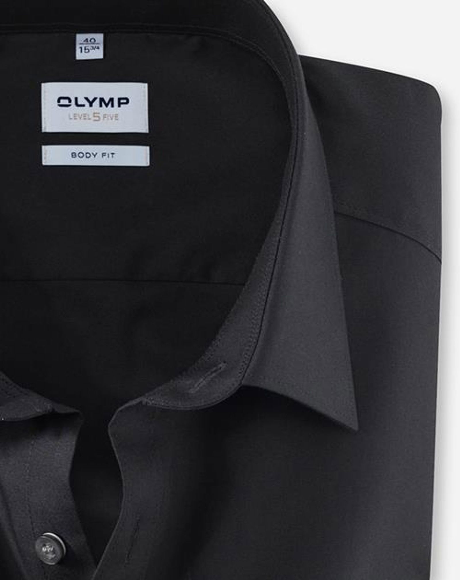 Olymp |  Olymp Hemd Modern Fit  | 43 | schwarz