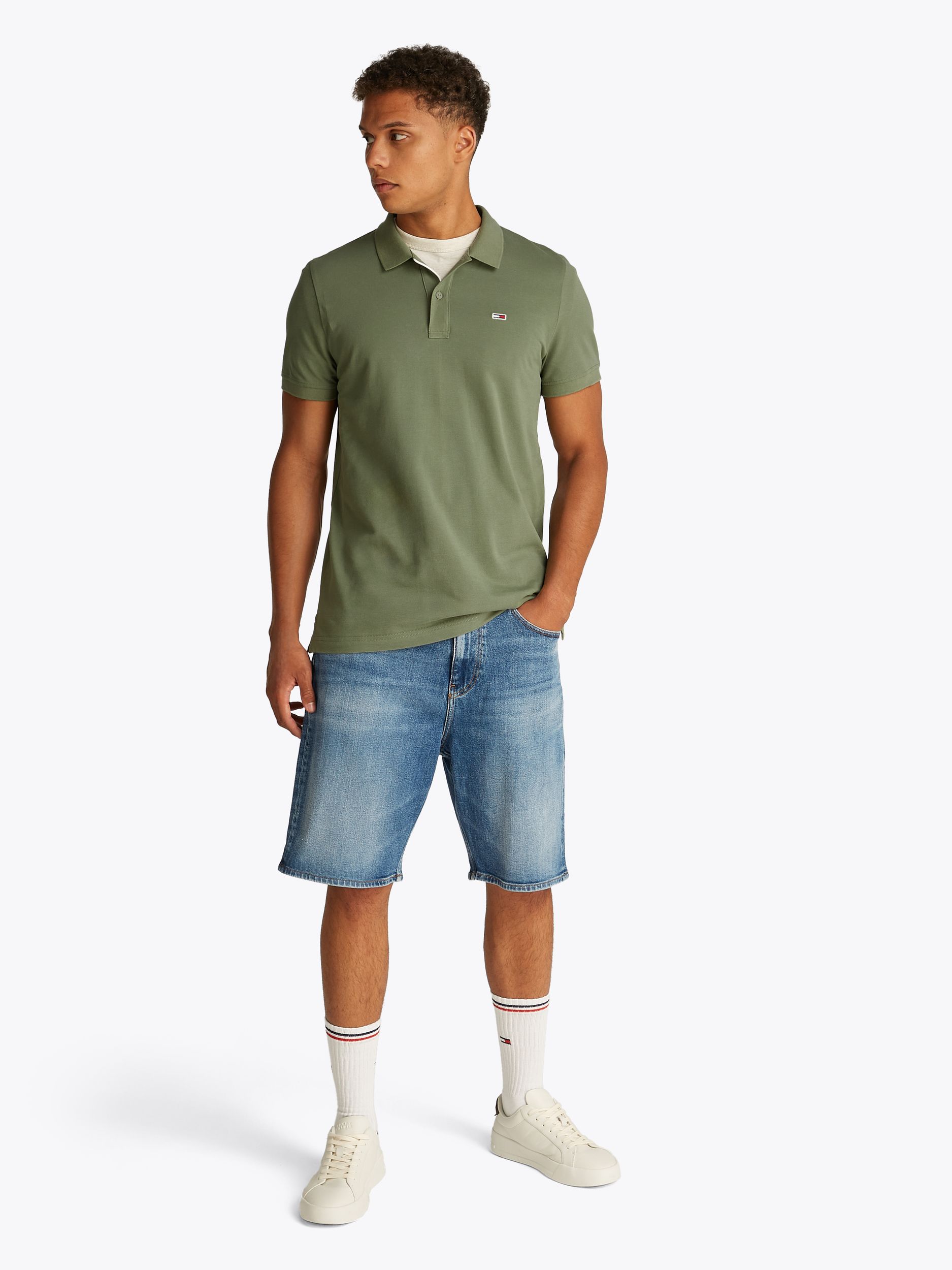 Tommy Jeans |  Tommy Jeans Poloshirt  | M | aruba green