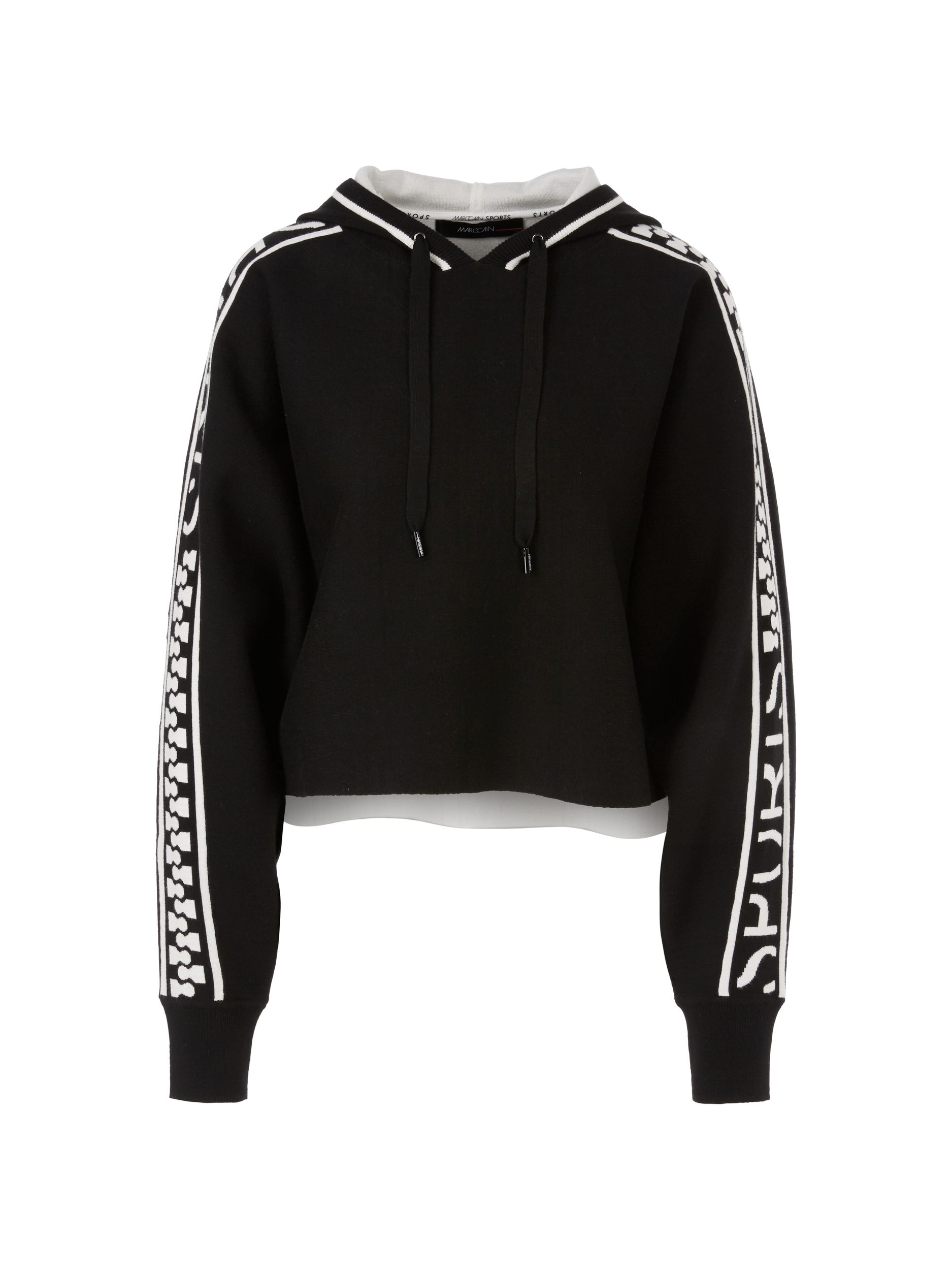 Marc Cain Sports |  Marc Cain Sports Pullover  | 36 | black and white