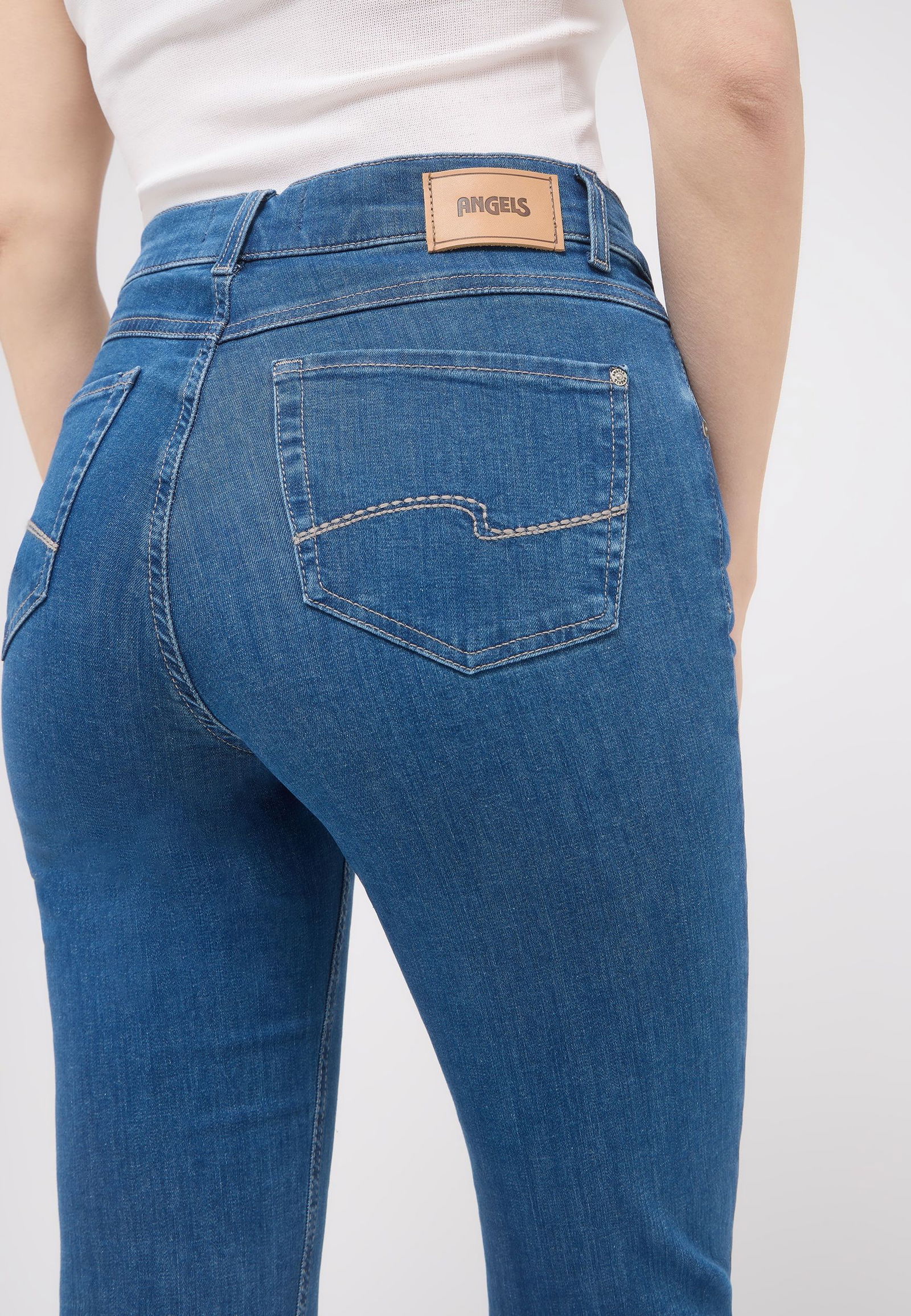 Angels |  Angels Straight Leg Jeans "Cici" | 42/32 | grey used