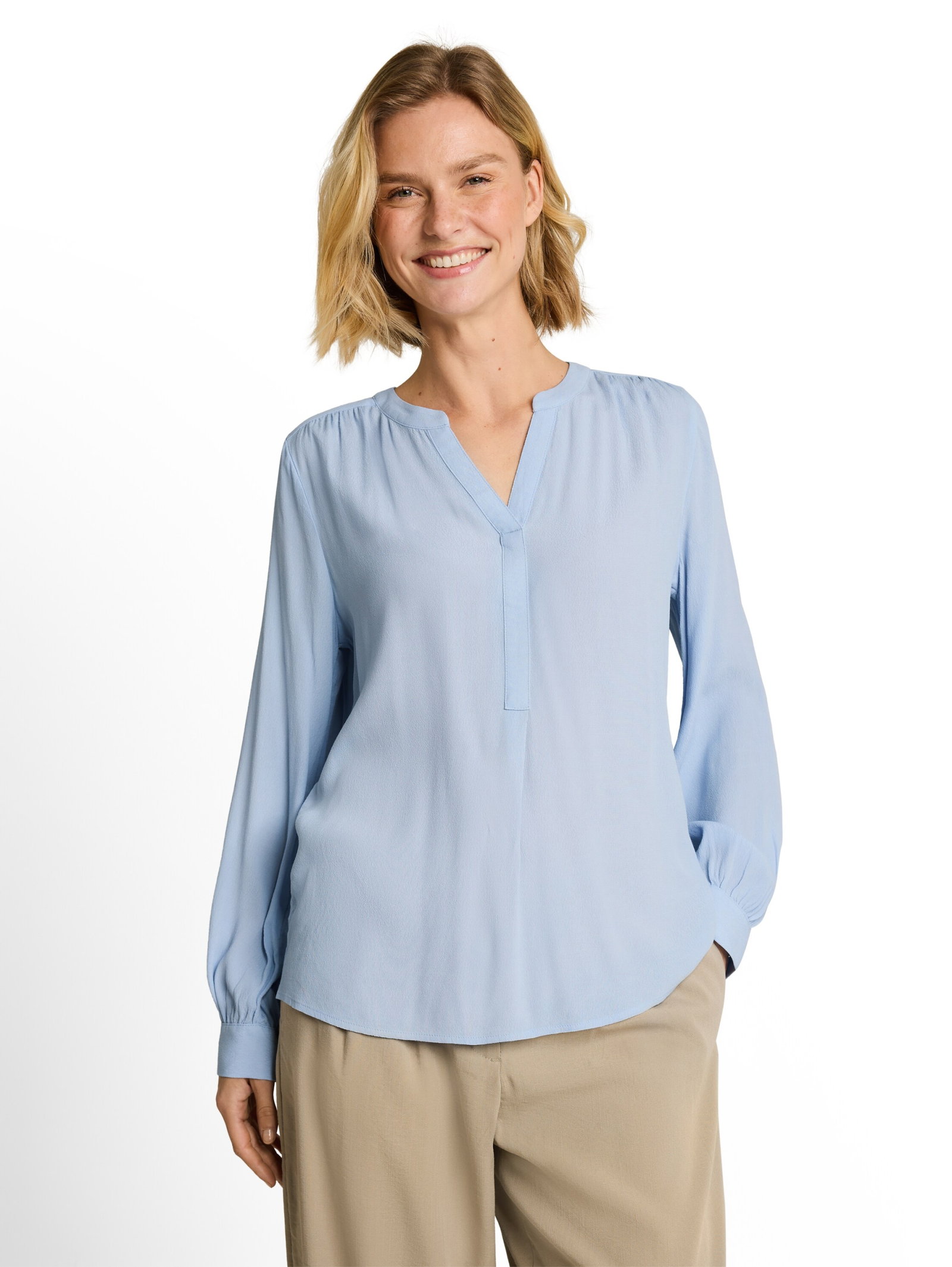 blouse easy longsleeves shape, Kentucky Blue #6
