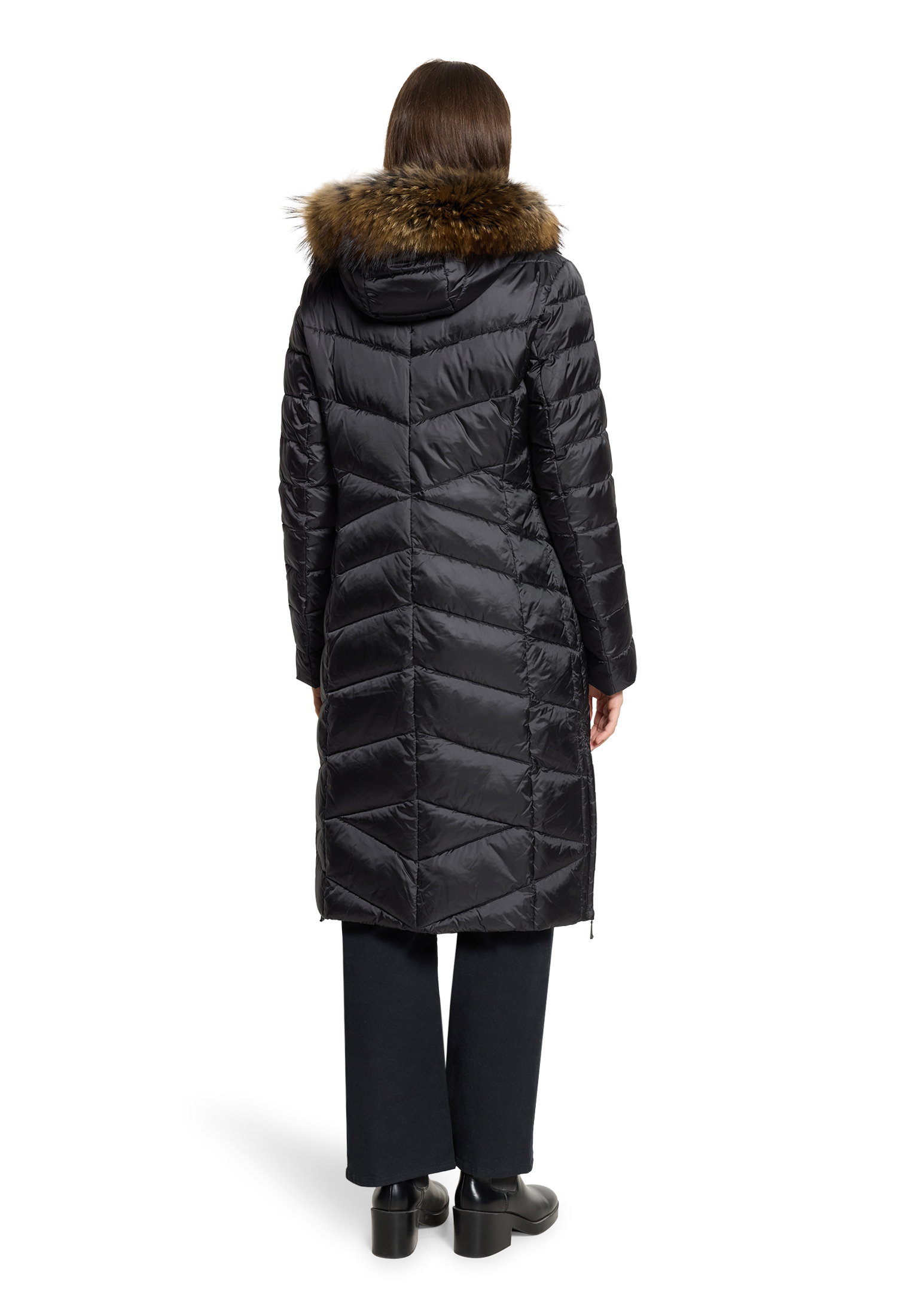 Mantel Fell/Pelz, Jet Black #4