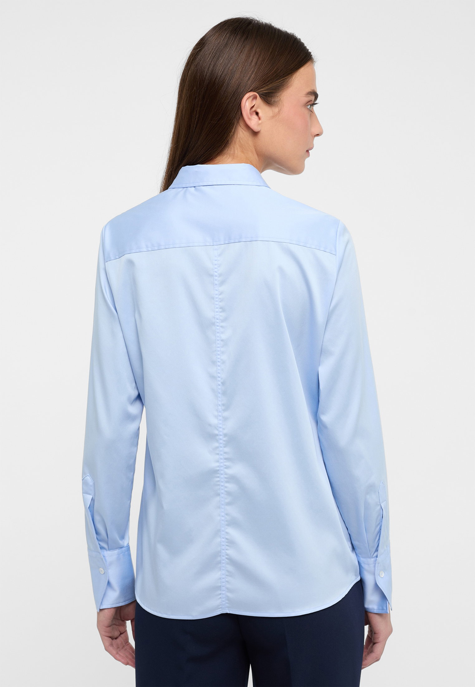 Eterna Bluse Satingewebe Langarm #4