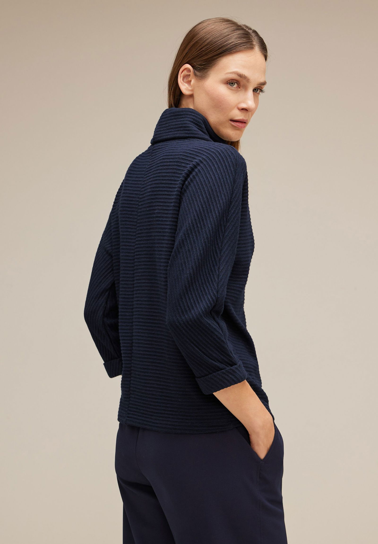 Street One |  Street One Rollkragenpullover  | 40 | deep blue