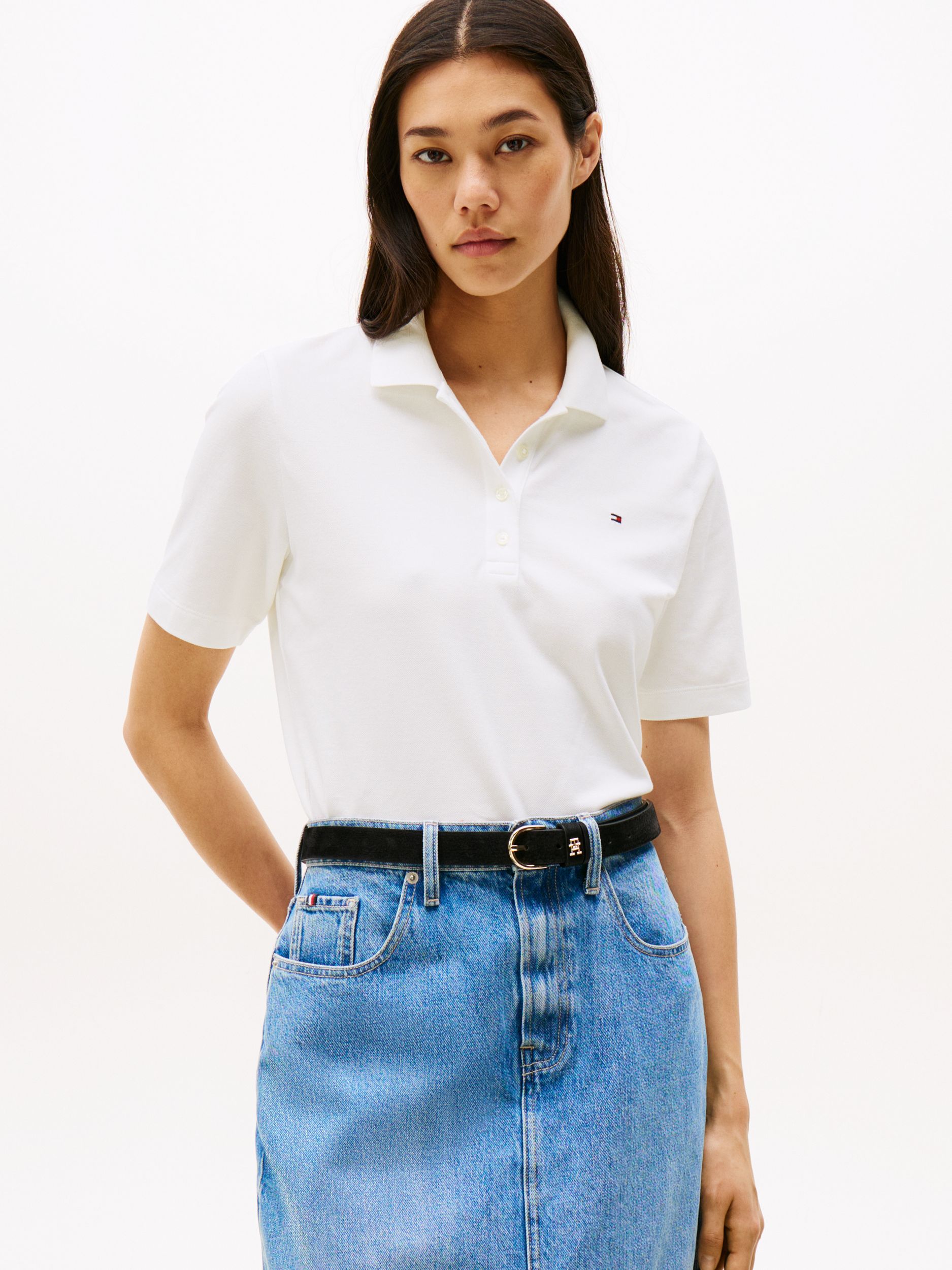 Tommy Hilfiger |  Tommy Hilfiger Poloshirt  | XXL | ecru