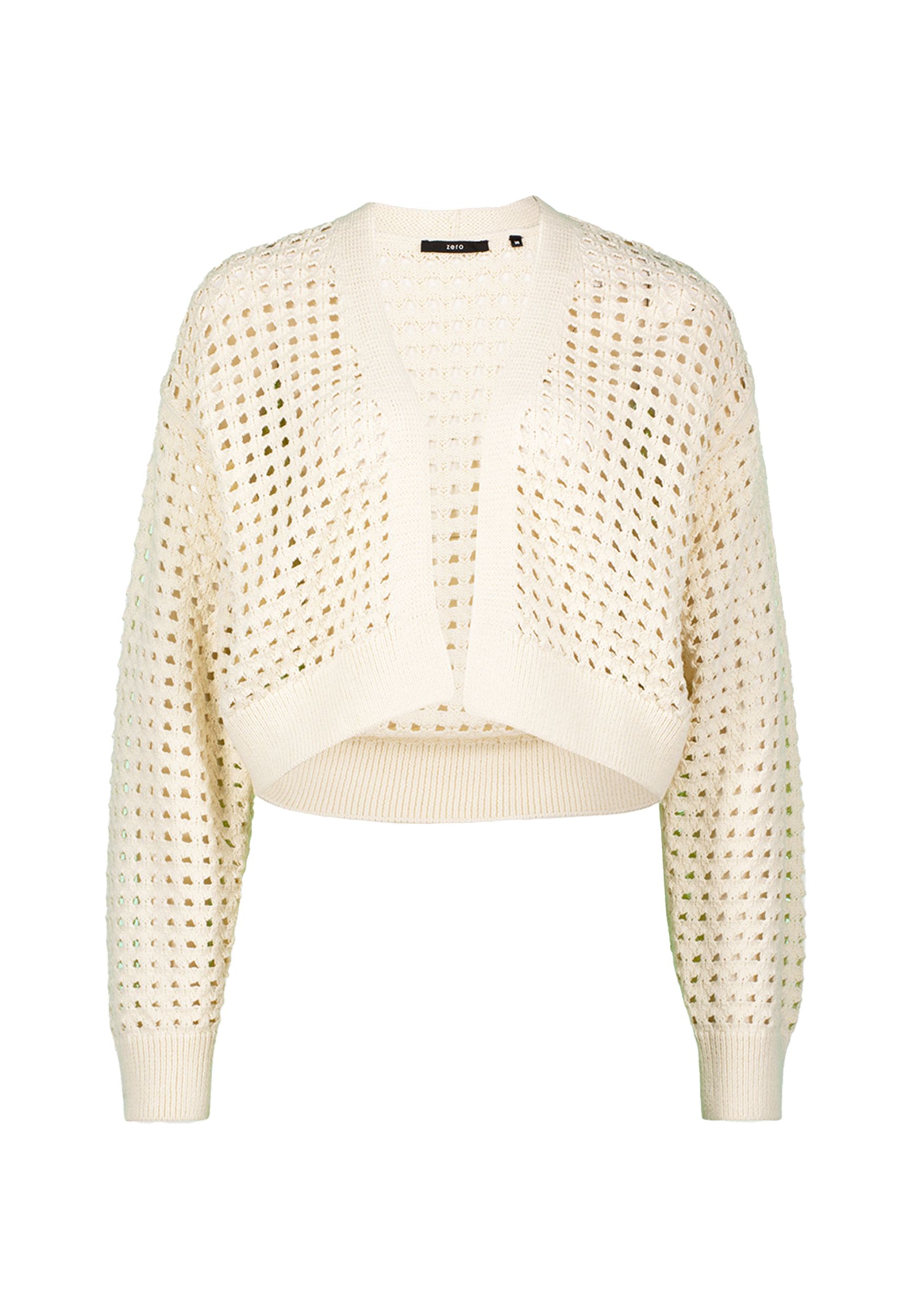 Zero |  Zero Strickjacke | 40 | eggnog