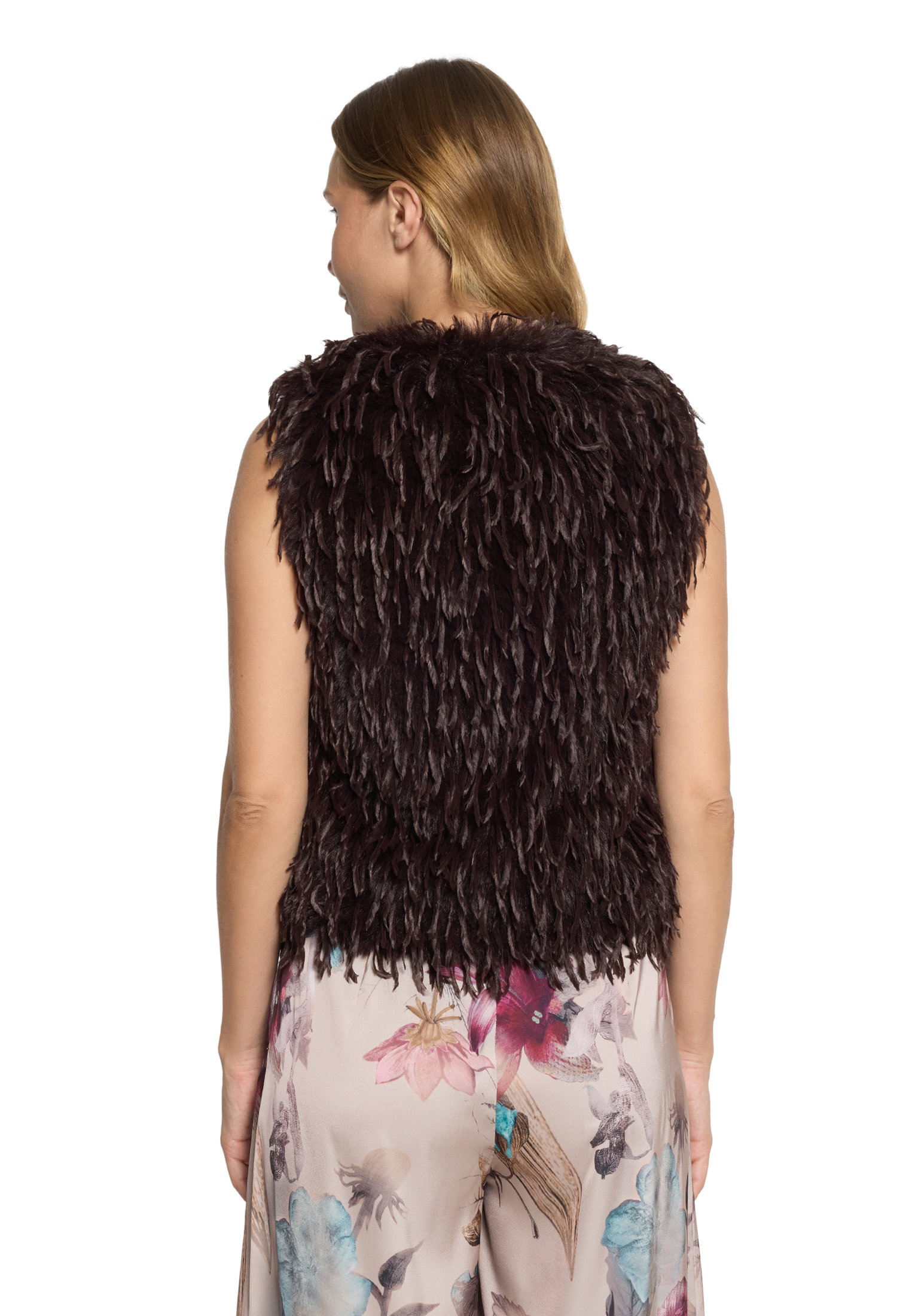 Weste Fell/Pelz, Espresso Brown #4