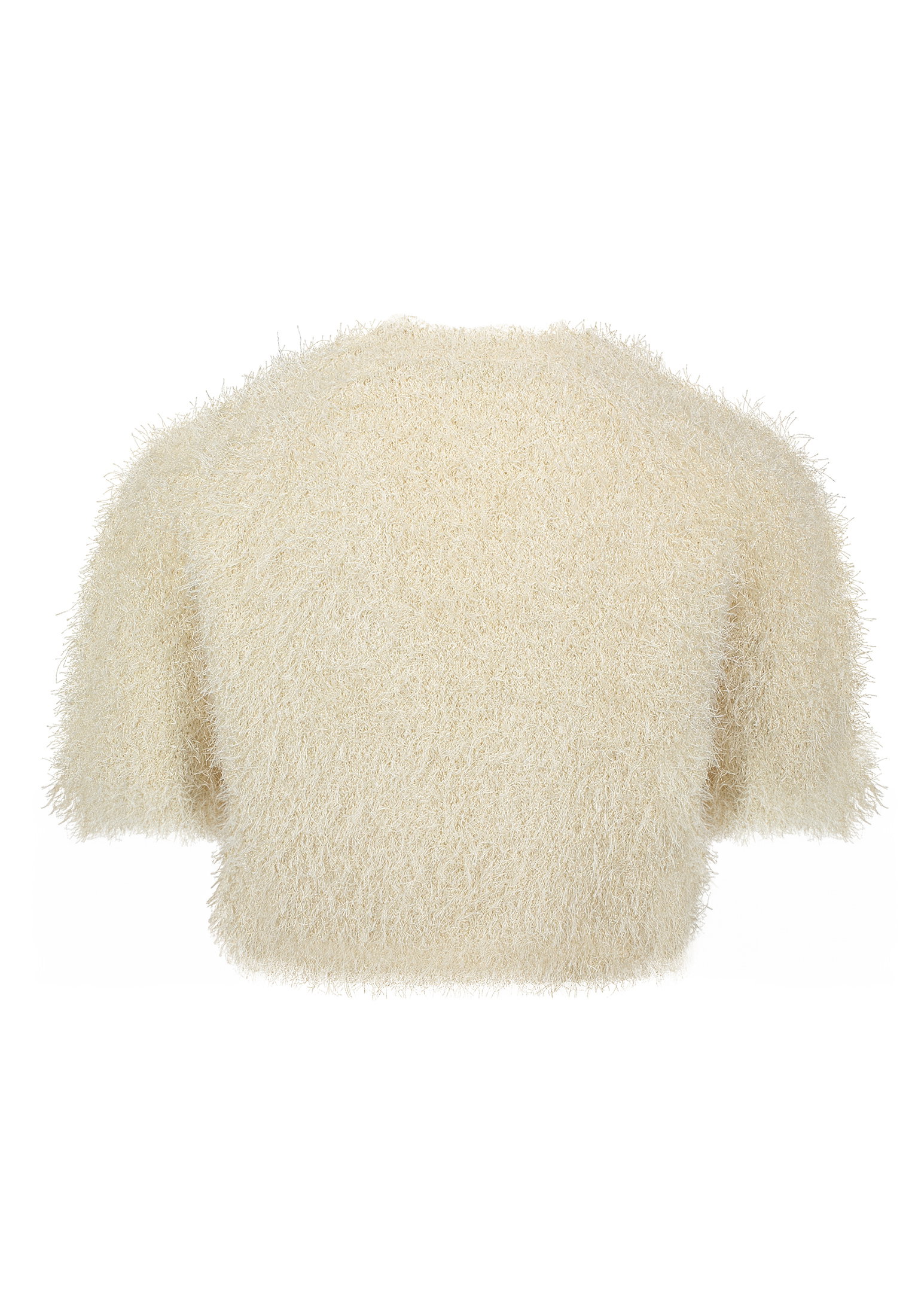 Strickjacke Kurz 1/2 Arm, Pearled Ivory #2