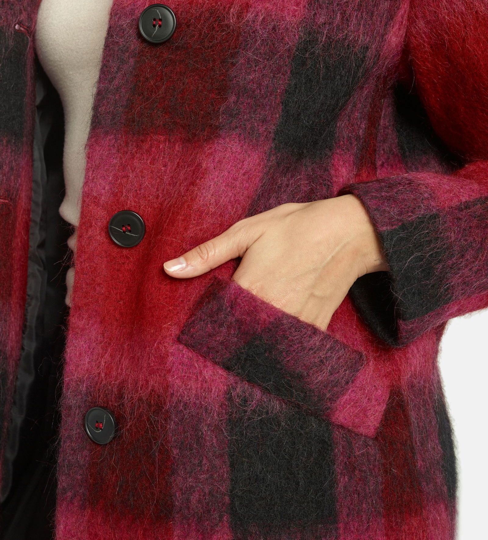 Fuchs & Schmitt | Fuchs & Schmitt Wolljacke | 36 | rot/pink