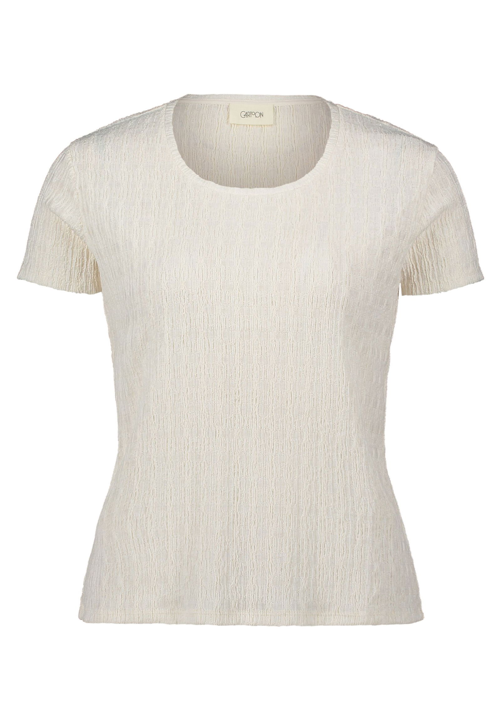 Cartoon |  Rundhals-Shirt | 36 | eggnog