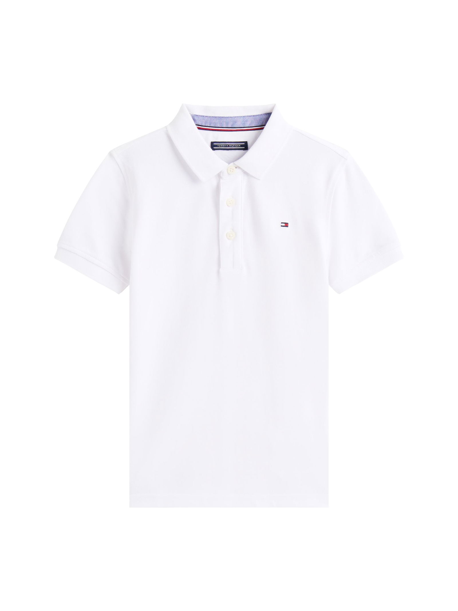Tommy Hilfiger |  BOYS TOMMY POLO S/S, WHITE | 152 | WHITE