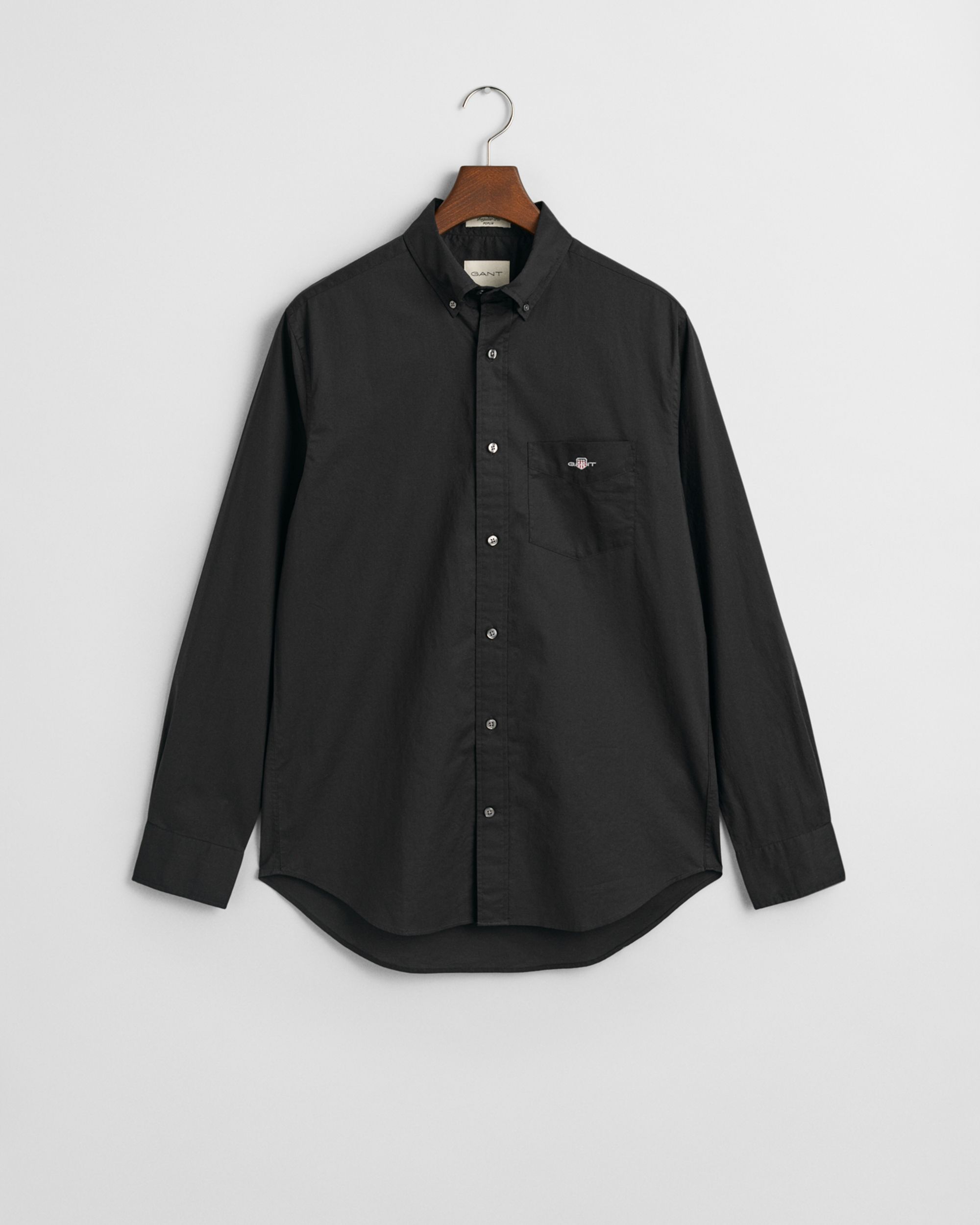 Gant |  Gant Hemd Regular Fit  | XL | black