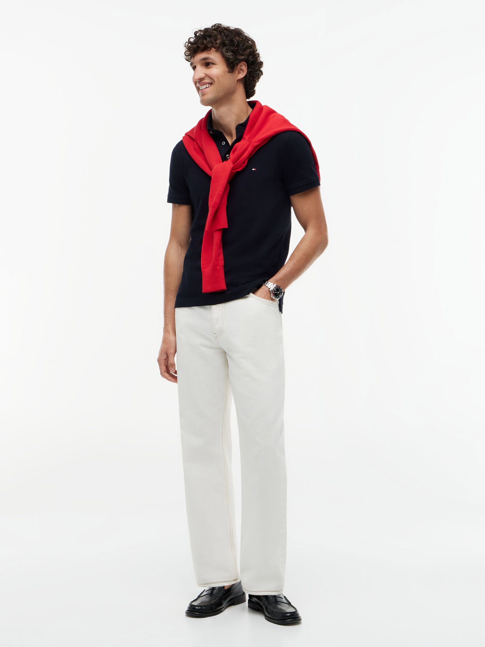 Tommy Hilfiger |  Tommy Hilfiger Poloshirt  | XL | desert sky