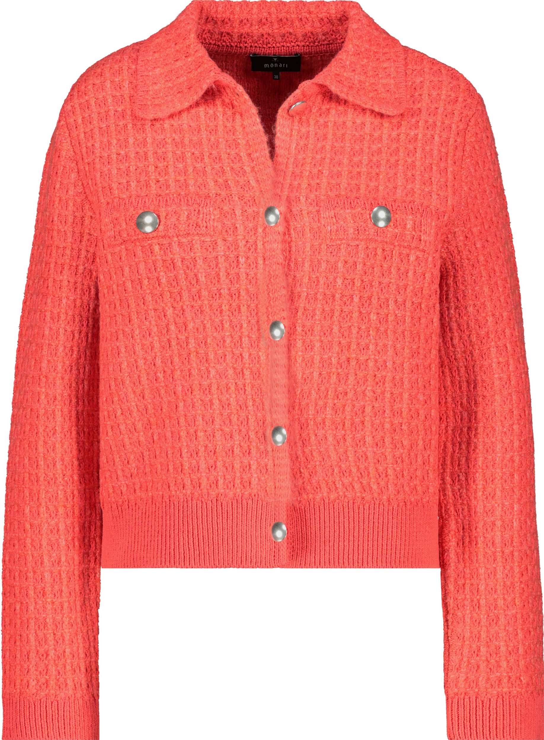 Monari Strickjacke | Cardigan | bright coral | 40 | NEW-768632