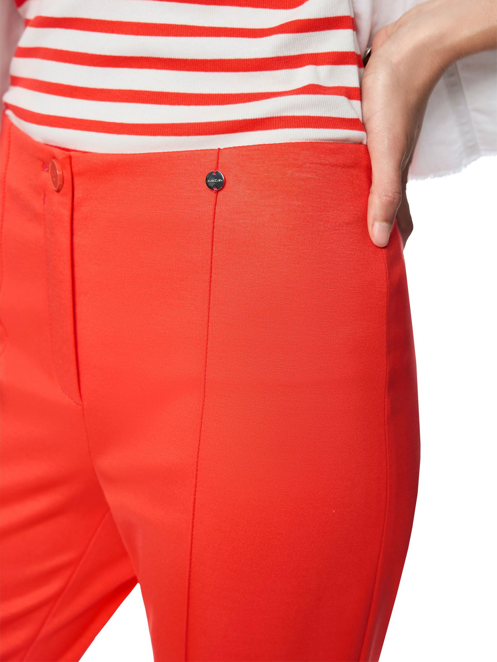 Marc Cain Additions |  Marc Cain Additions Schmale Hose  | 38 | bright tomato