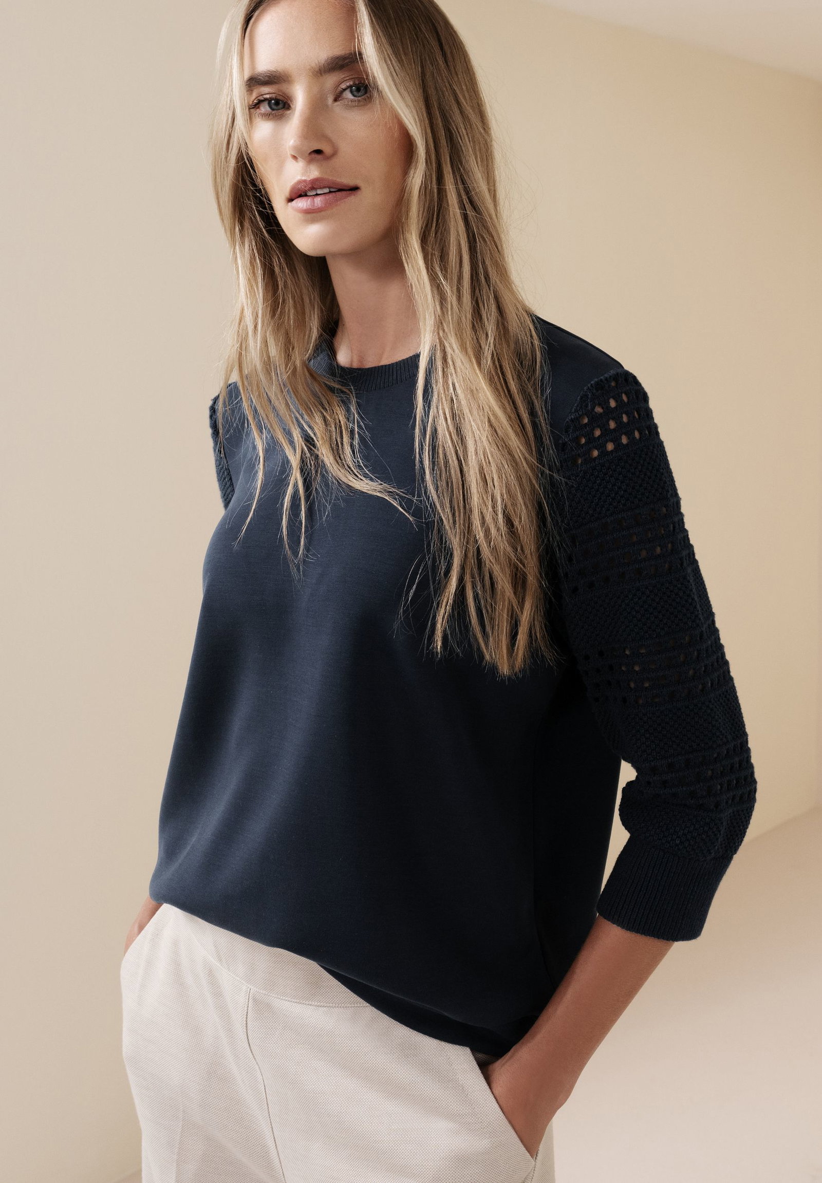 3cc8843394cf1abc80ce7d2d1ce05e11 Street One | Street One Pullover | 38 | 4565_17502